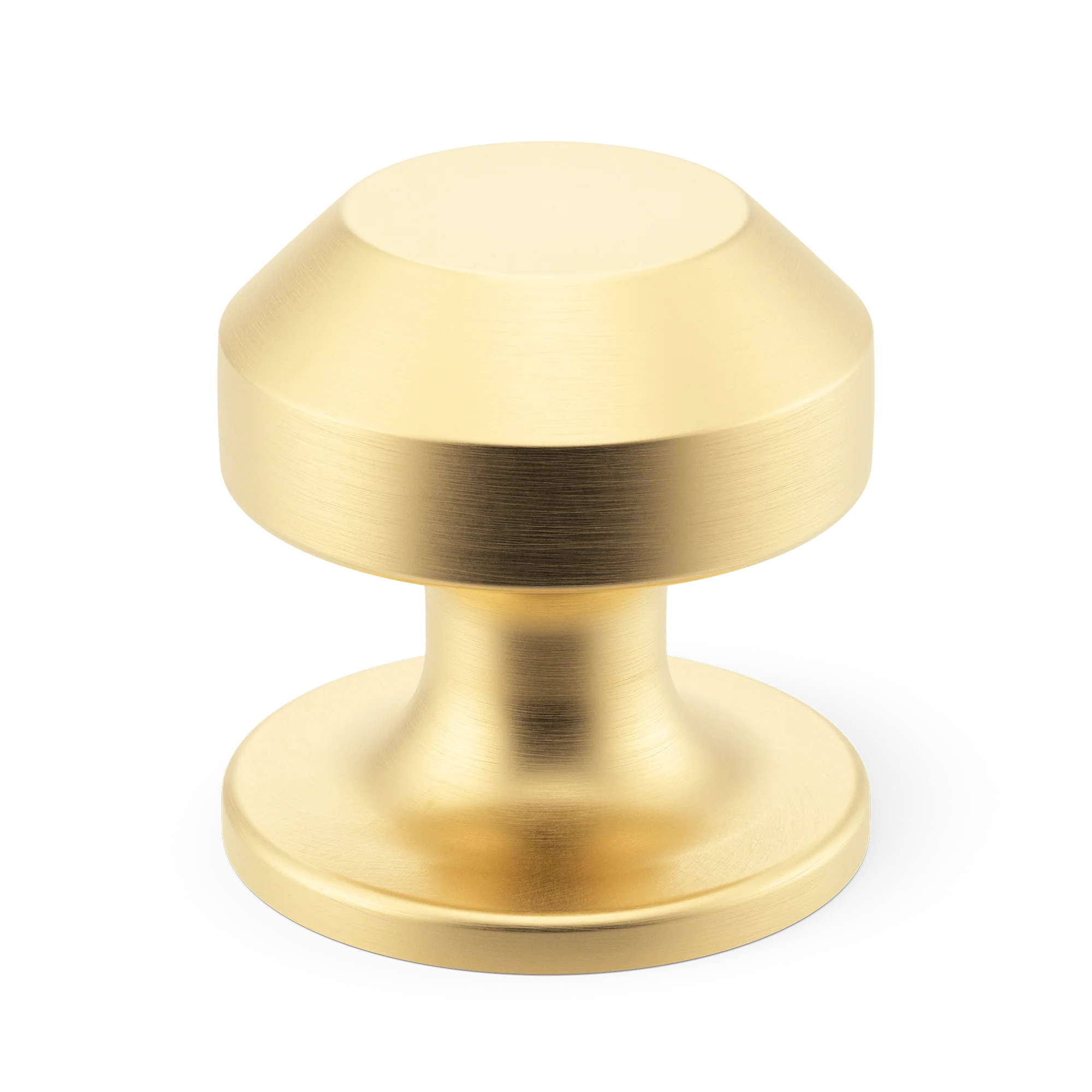 Armac Martin Victoria Plain Cabinet Knob in 25mm / Satin Brass Unlacquered