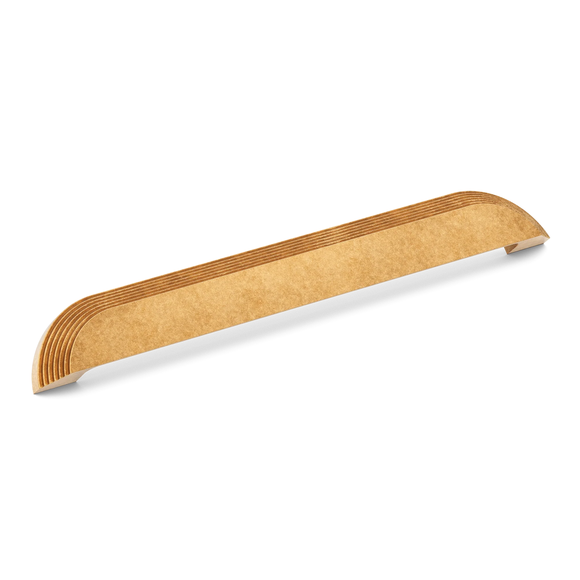 Armac Martin Victoria Stepped Cup Pull Handle in 96mm / Burnished Brass
