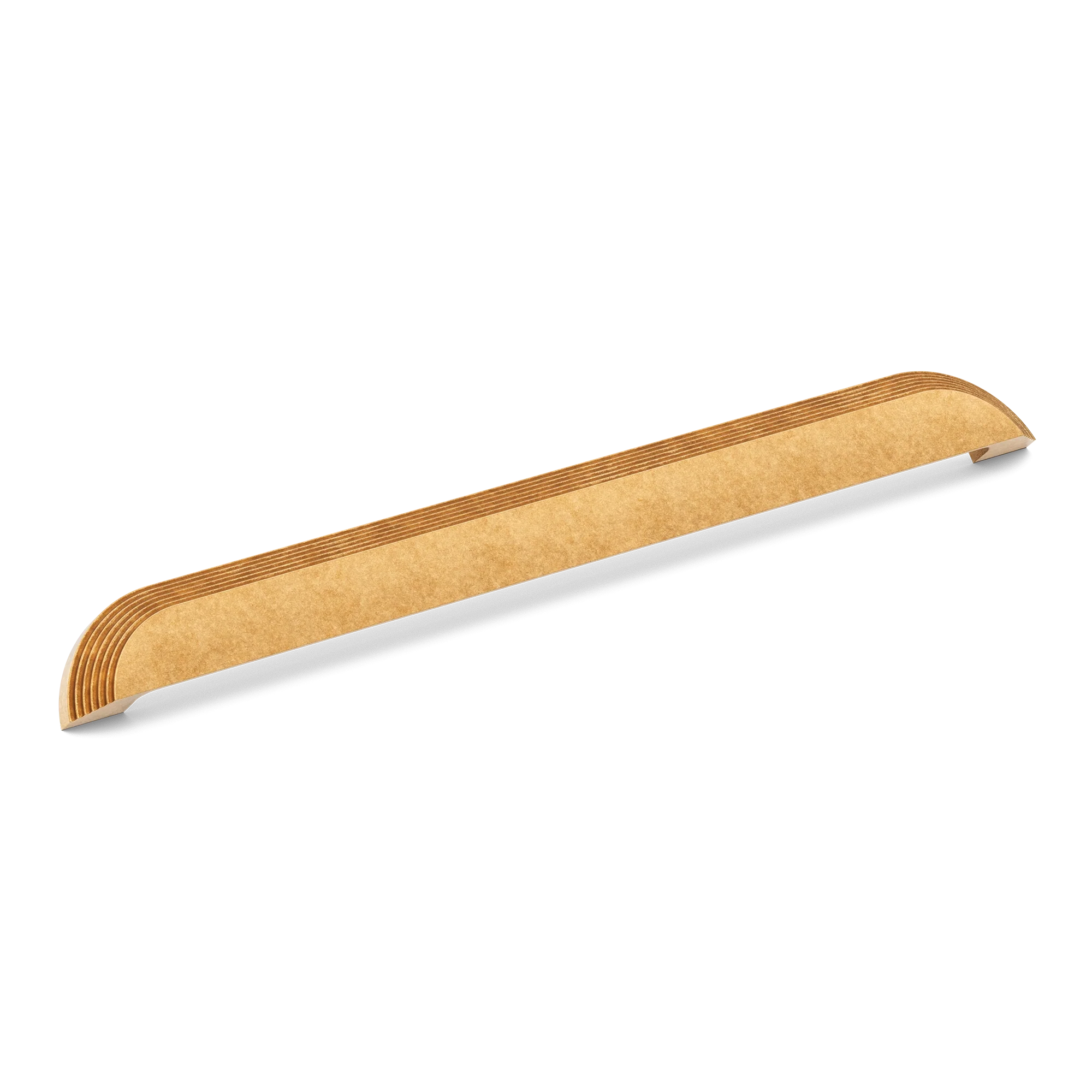 Armac Martin Victoria Stepped Cup Pull Handle in 384mm / Burnished Brass
