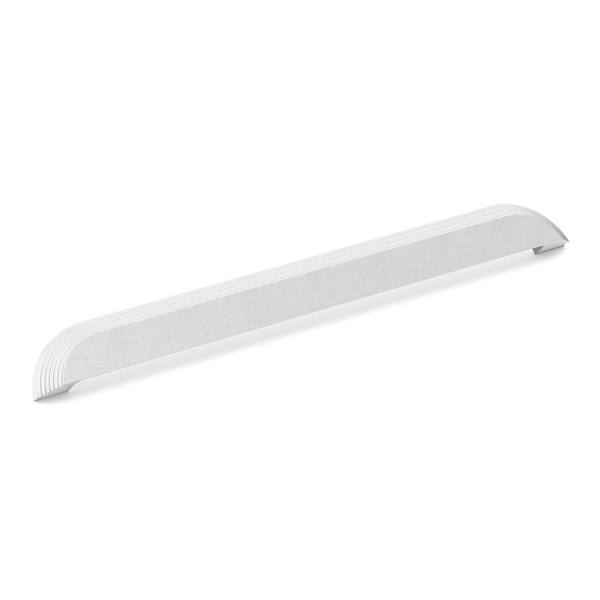 Armac Martin Victoria Stepped Cup Pull Handle in 384mm / Satin Chrome Plate