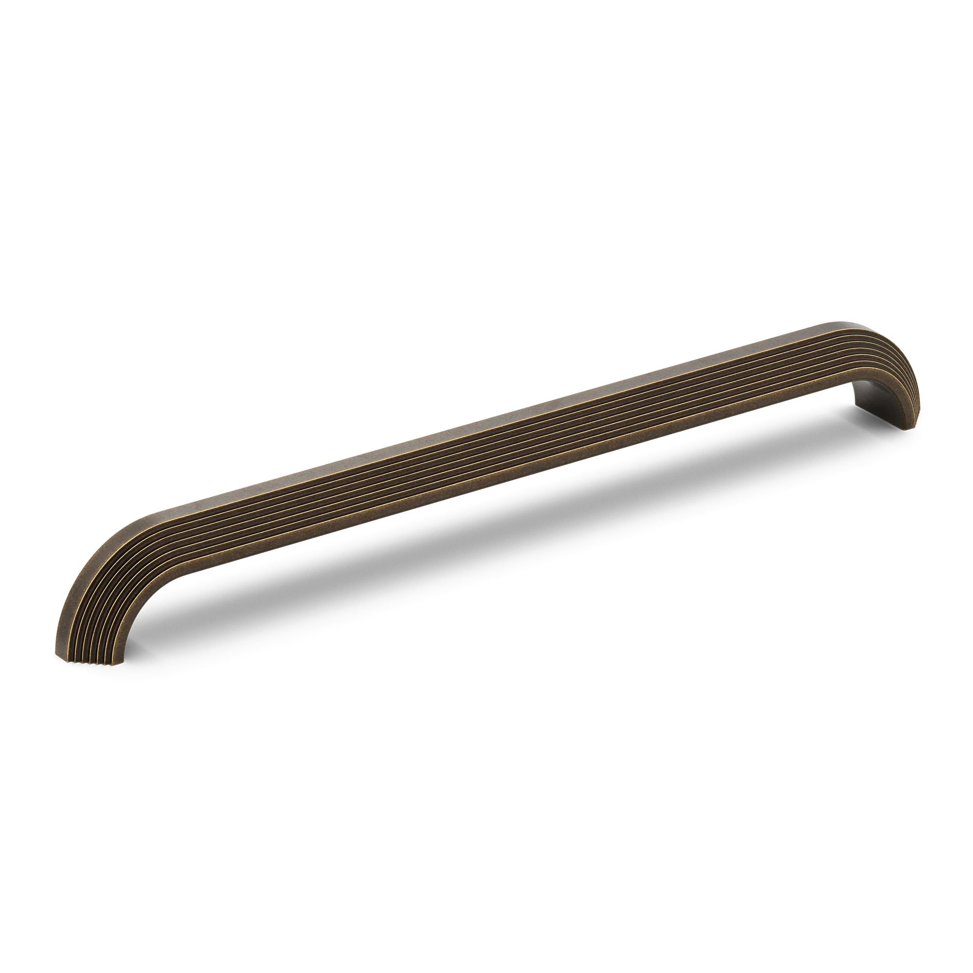 Armac Martin Victoria Stepped Appliance Pull Handle in 384mm / Dark Aged Brass