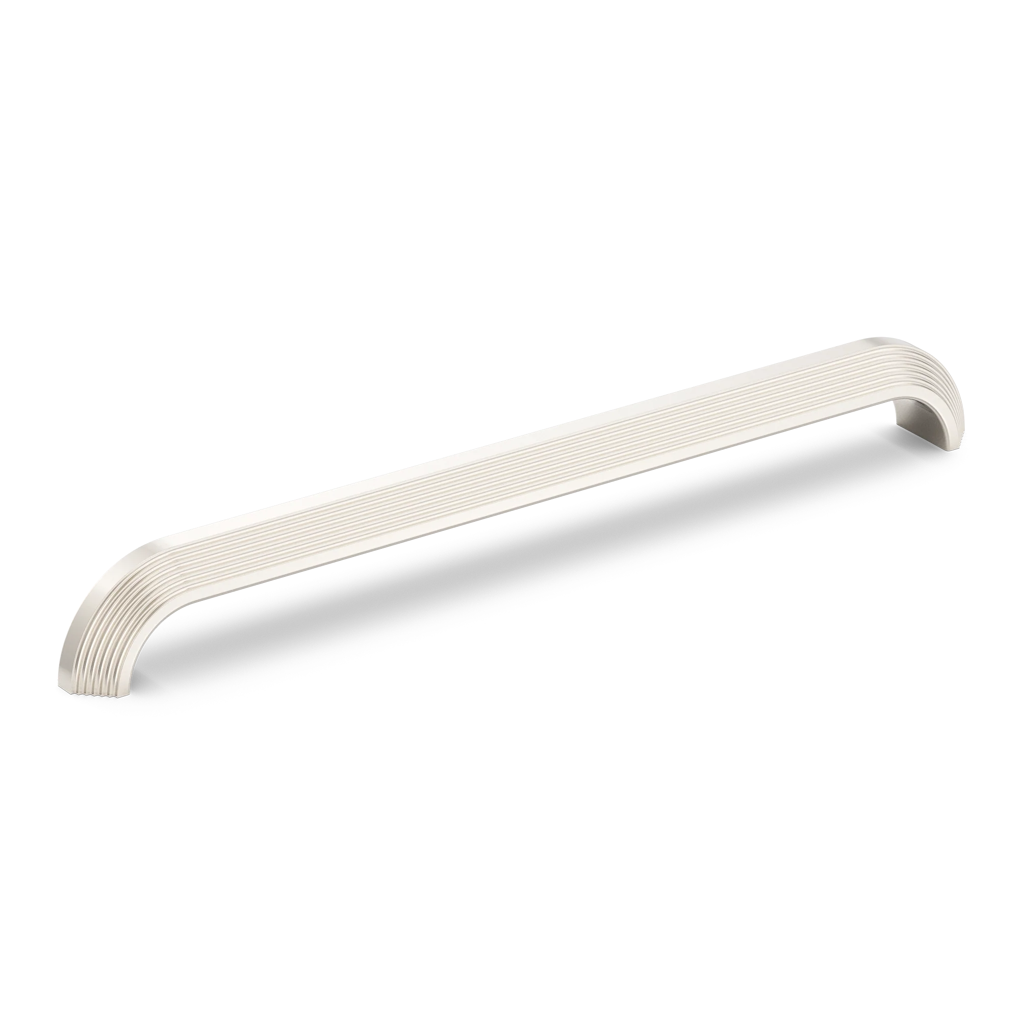 Armac Martin Victoria Stepped Appliance Pull Handle in 384mm / Polished Nickel Plate