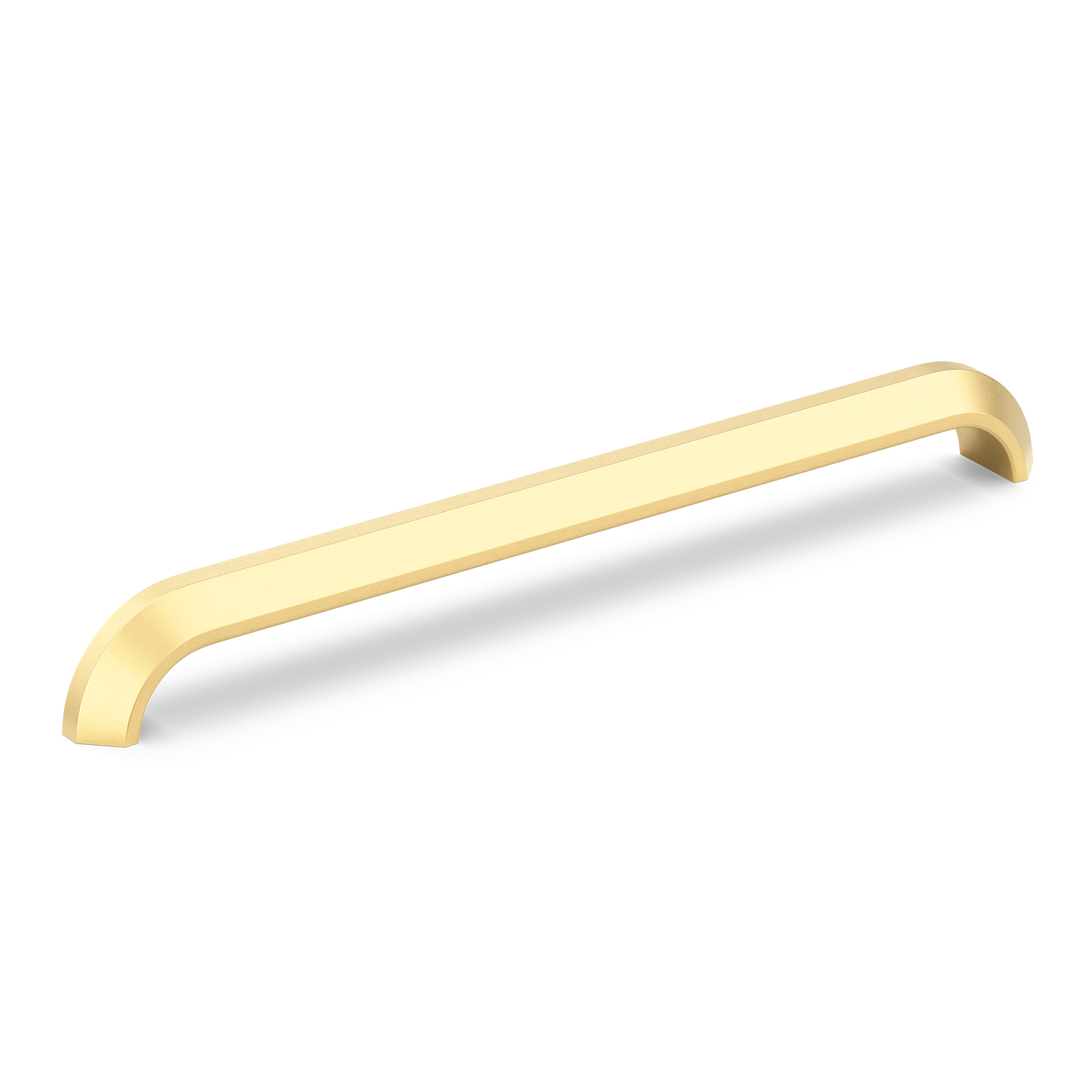 Armac Martin Victoria Plain Appliance Pull Handle in 384mm / Satin Brass Lacquered