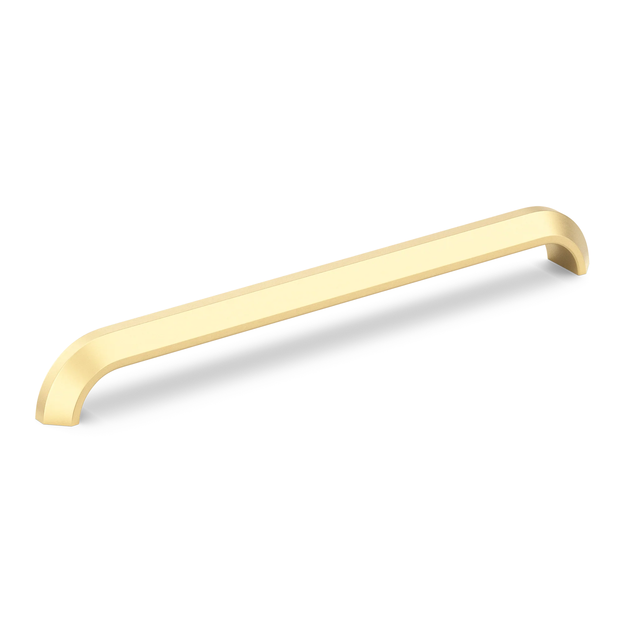 Armac Martin Victoria Plain Appliance Pull Handle in 384mm / Satin Brass Satin Lacquered