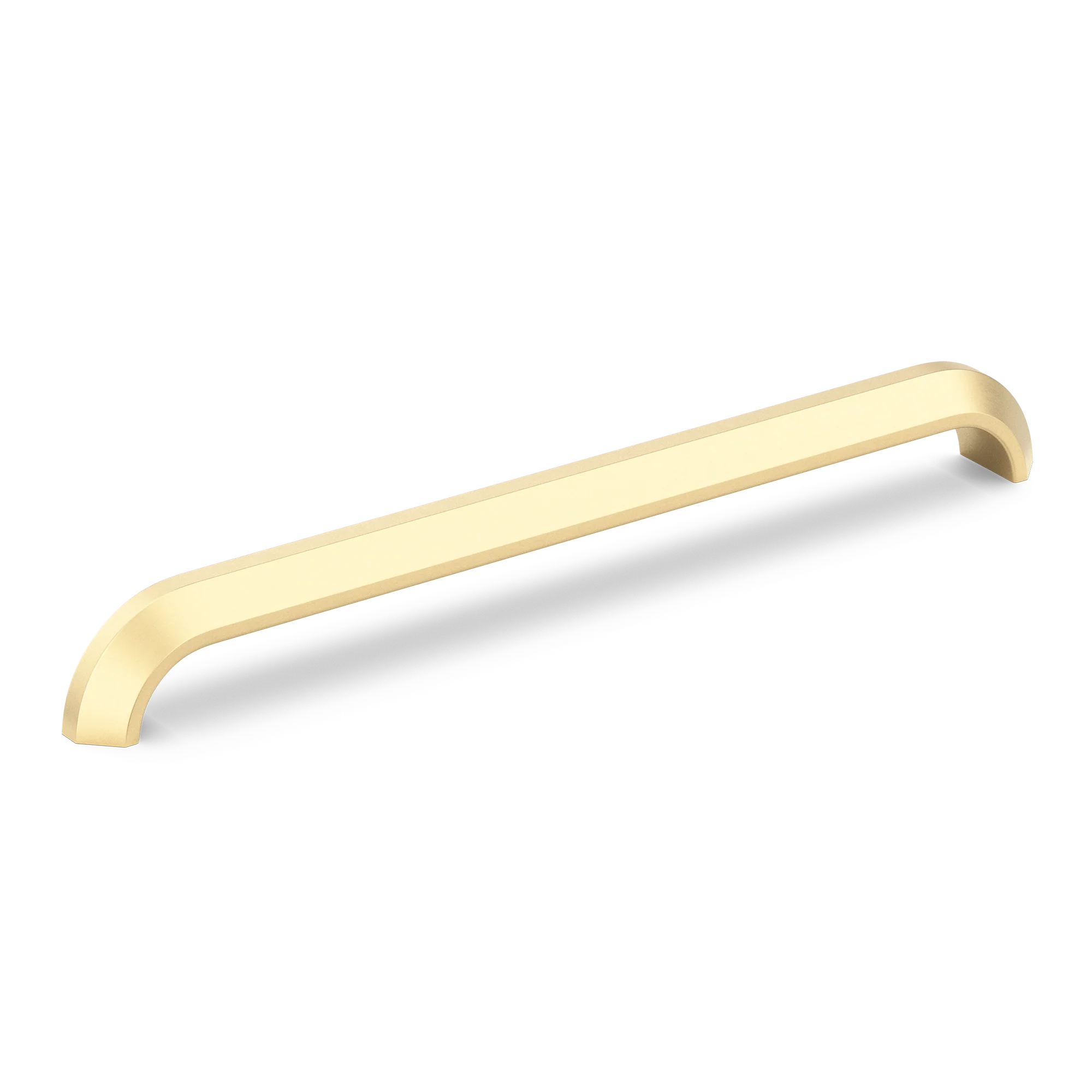 Armac Martin Victoria Plain Appliance Pull Handle in 384mm / Satin Brass Unlacquered