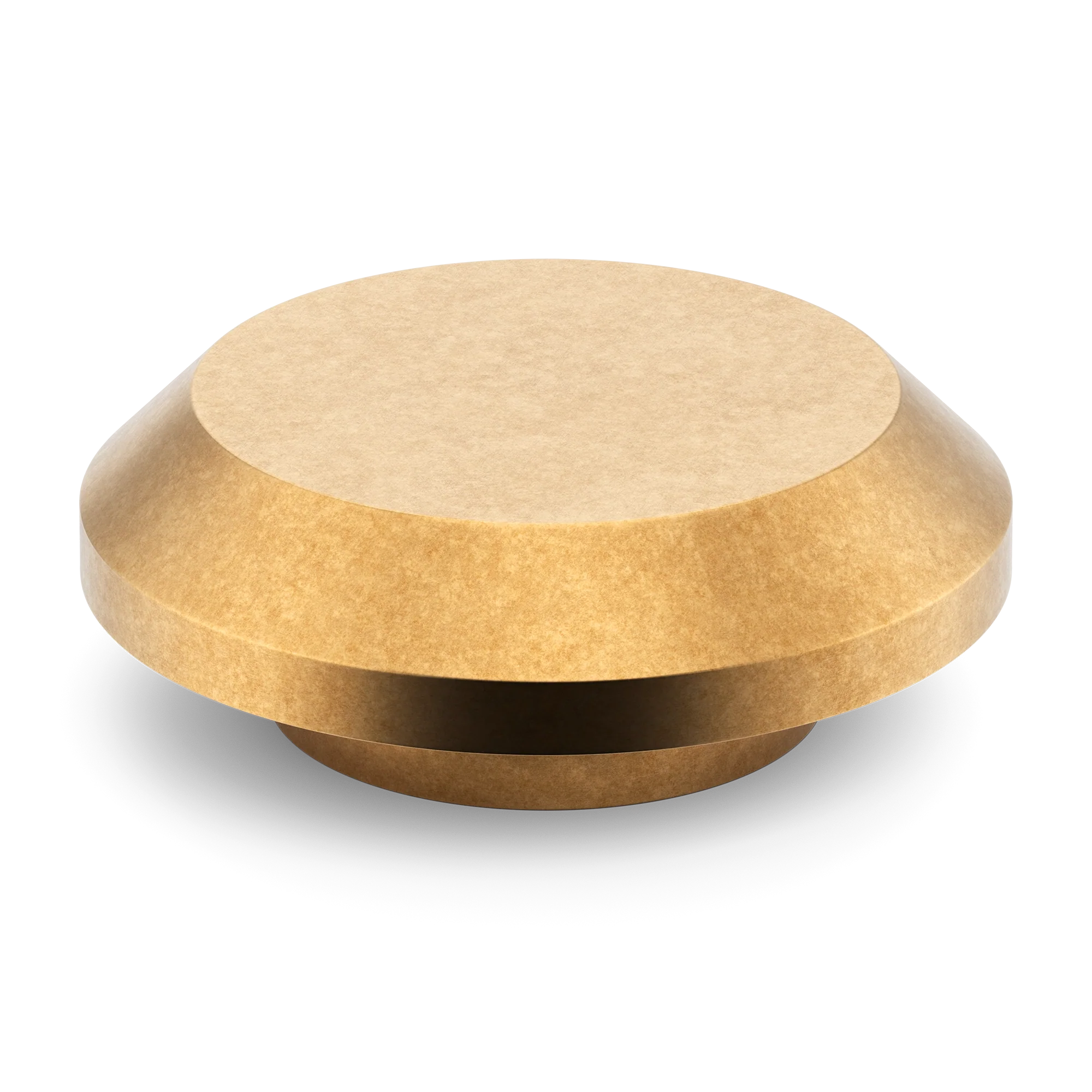 Armac Martin Victoria Plain Circular Pull Handle in 100mm / Burnished Brass