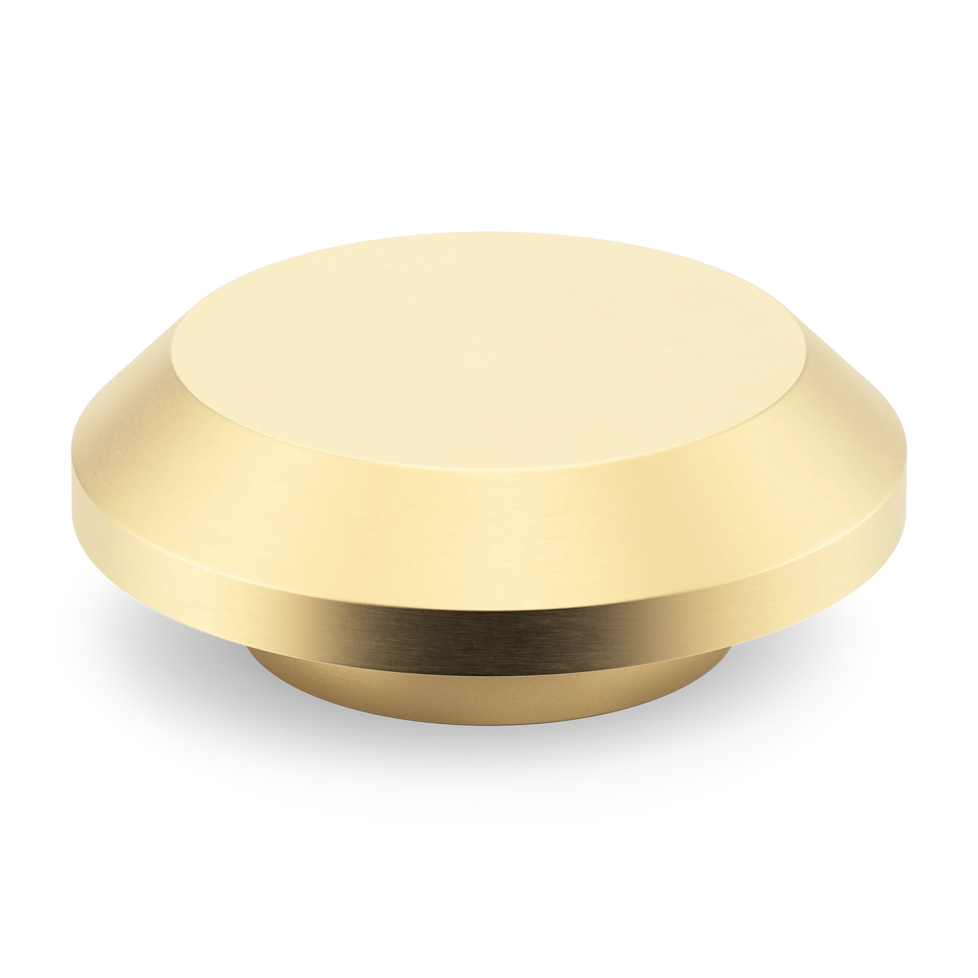 Armac Martin Victoria Plain Circular Pull Handle in 100mm / Satin Brass Unlacquered