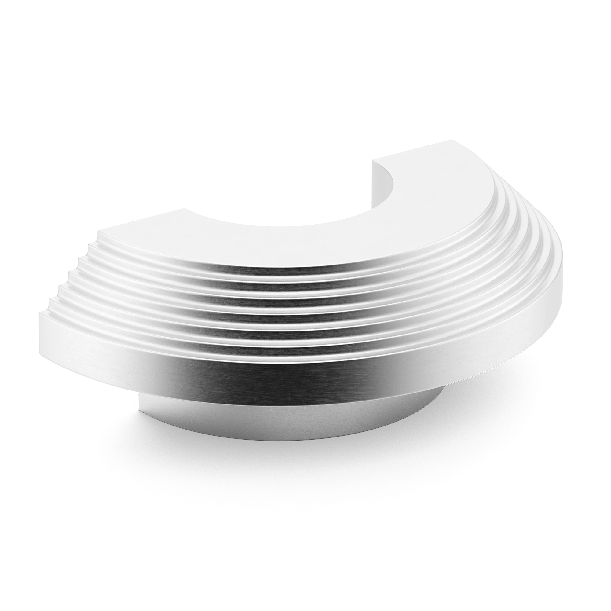Armac Martin Victoria Stepped C-Pull Handle in 100mm / Satin Chrome Plate