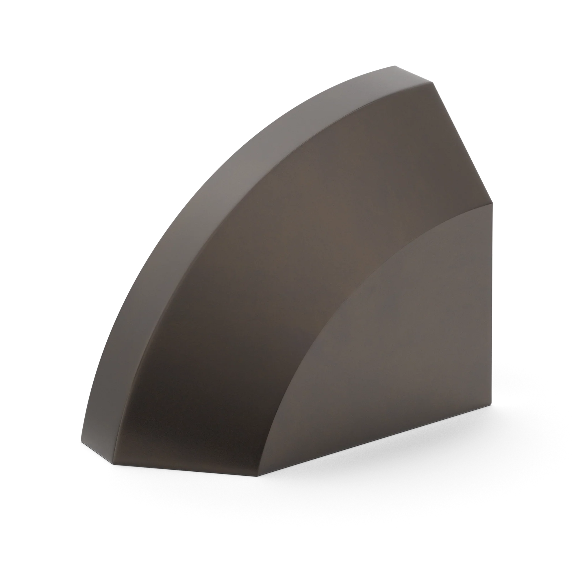 Armac Martin Victoria Left Handed Plain Finger Cup Pull Handle in 38mm / Dark Bronze
