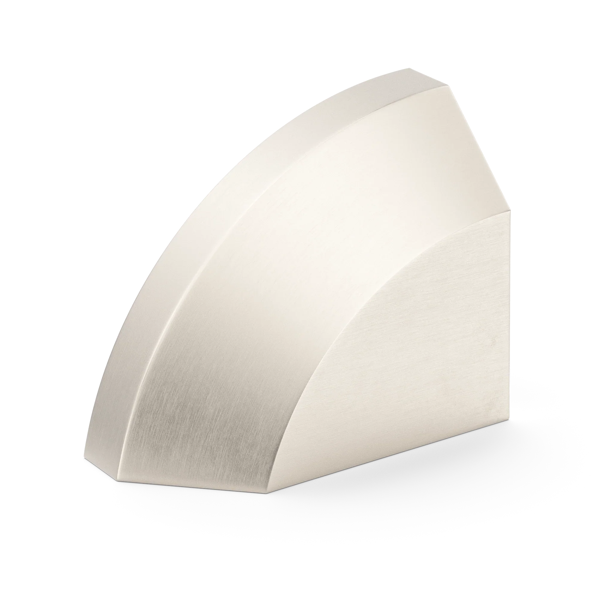 Armac Martin Victoria Left Handed Plain Finger Cup Pull Handle in 38mm / Satin Nickel Plate
