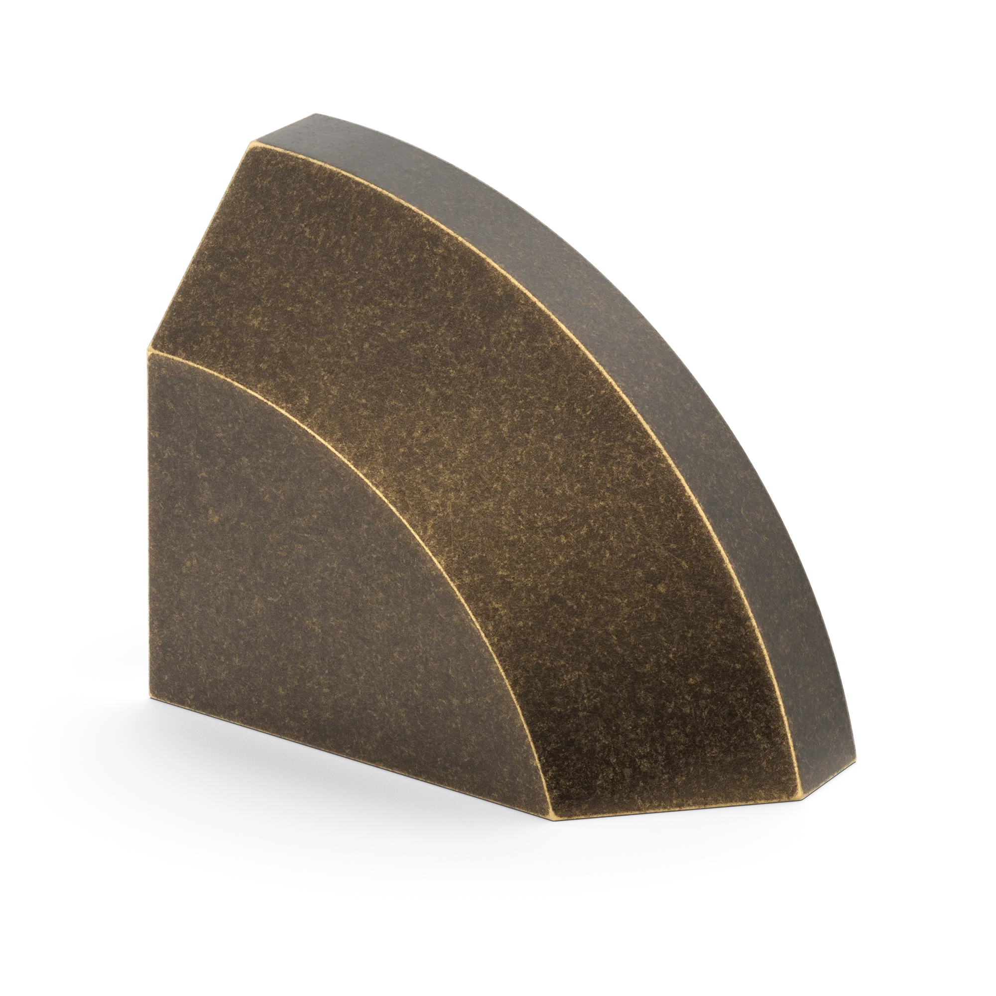 Armac Martin Victoria Right Handed Plain Finger Cup Pull Handle in 38mm / Dark Aged Brass