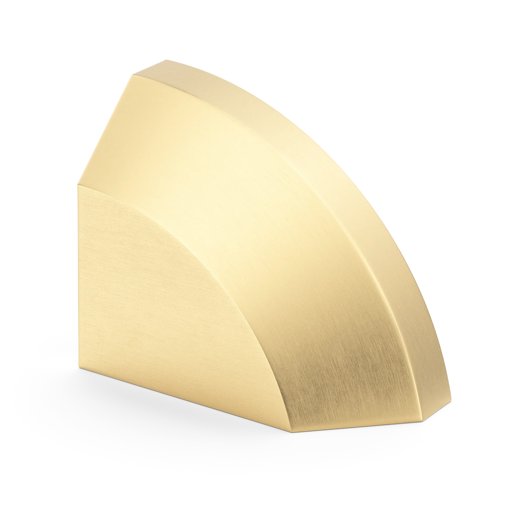 Armac Martin Victoria Right Handed Plain Finger Cup Pull Handle in 38mm / Satin Brass Unlacquered