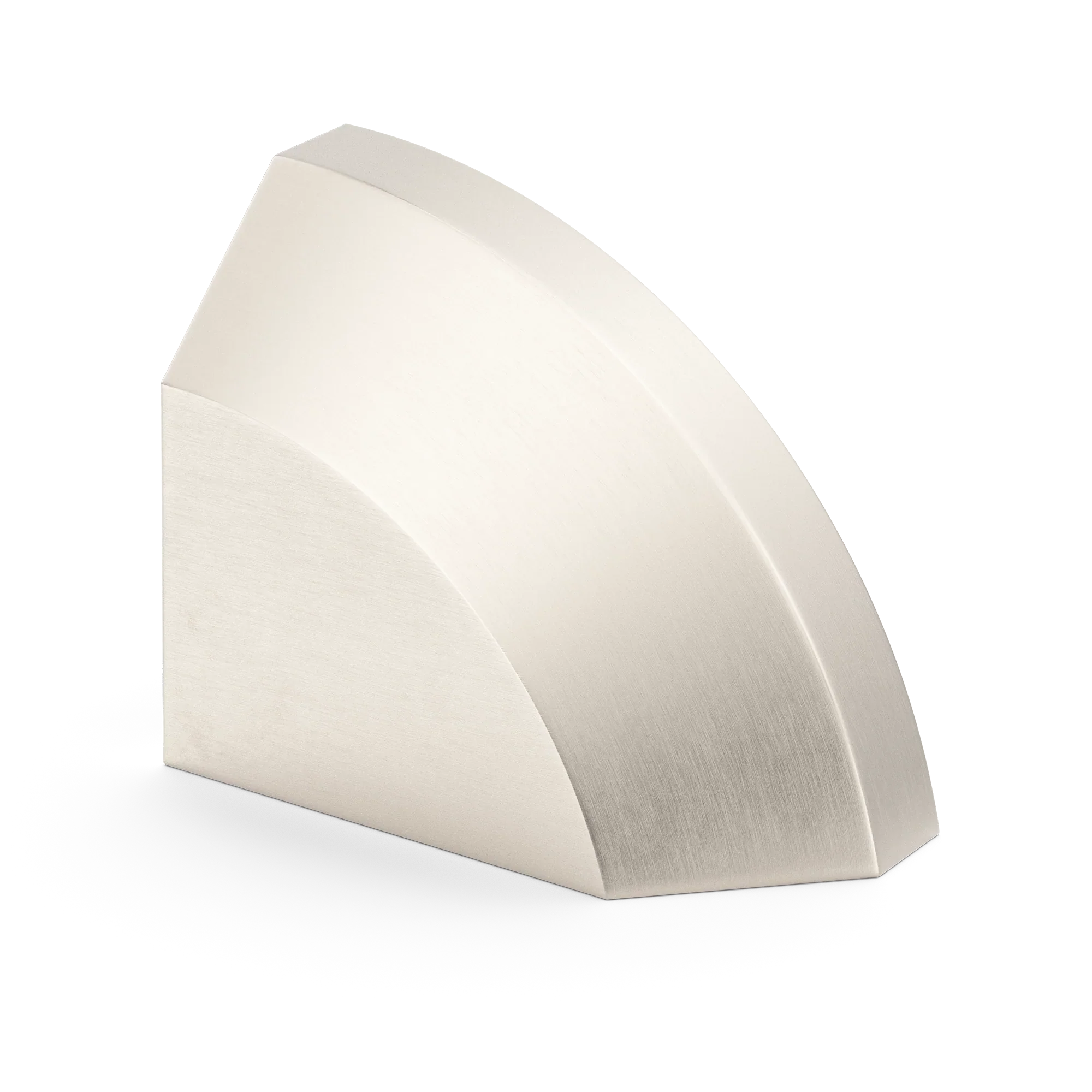 Armac Martin Victoria Right Handed Plain Finger Cup Pull Handle in 38mm / Satin Nickel Plate