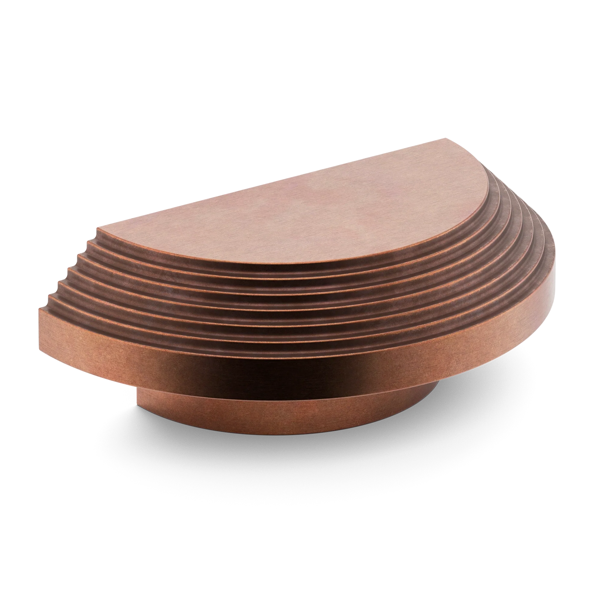 Armac Martin Victoria Stepped D-Pull Handle in 100mm / Aged Copper