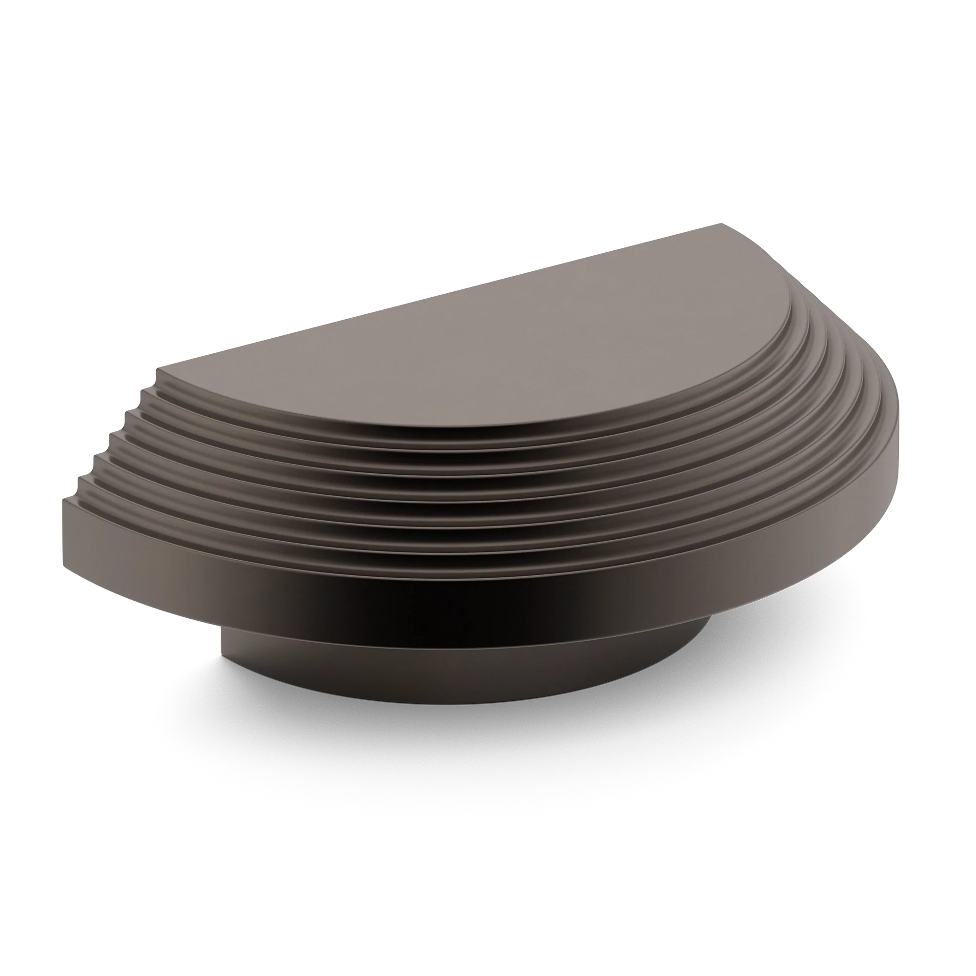 Armac Martin Victoria Stepped D-Pull Handle in 100mm / Dark Bronze