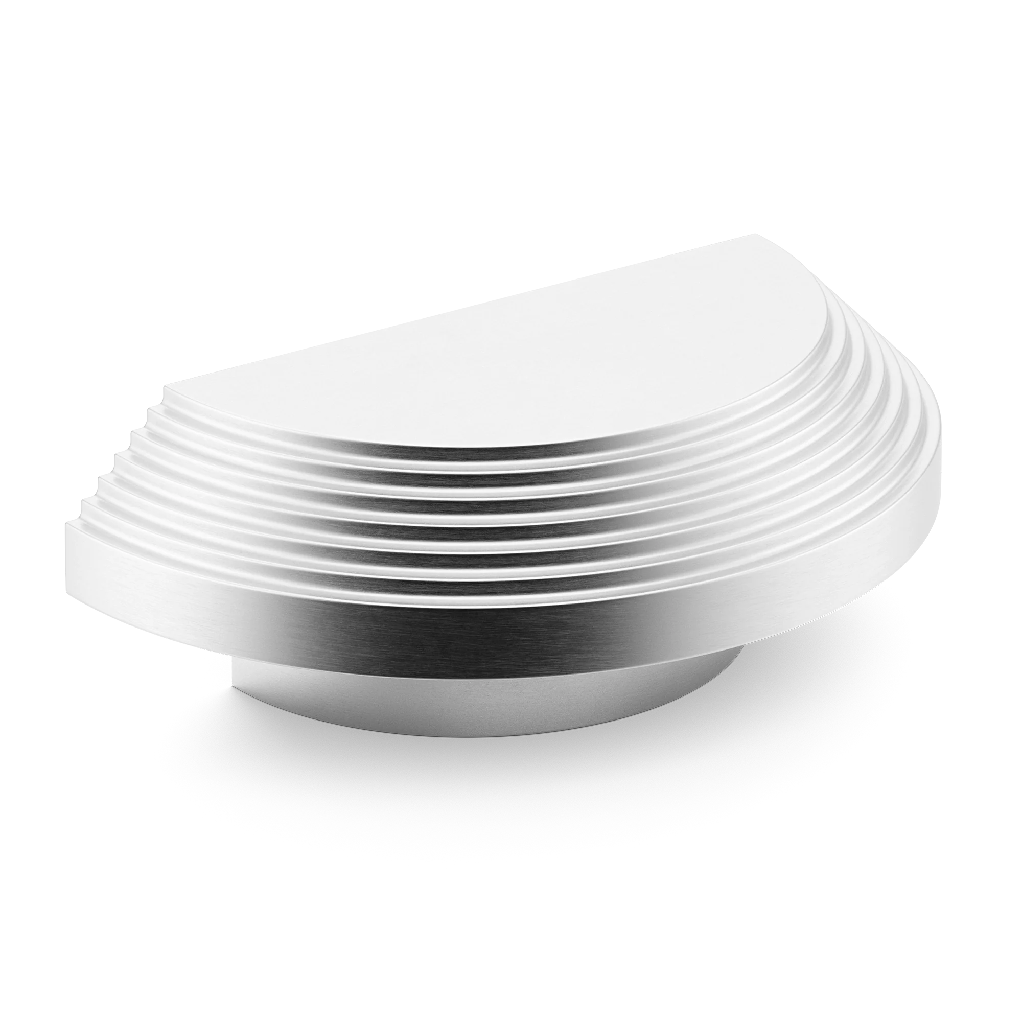 Armac Martin Victoria Stepped D-Pull Handle in 100mm / Satin Chrome Plate
