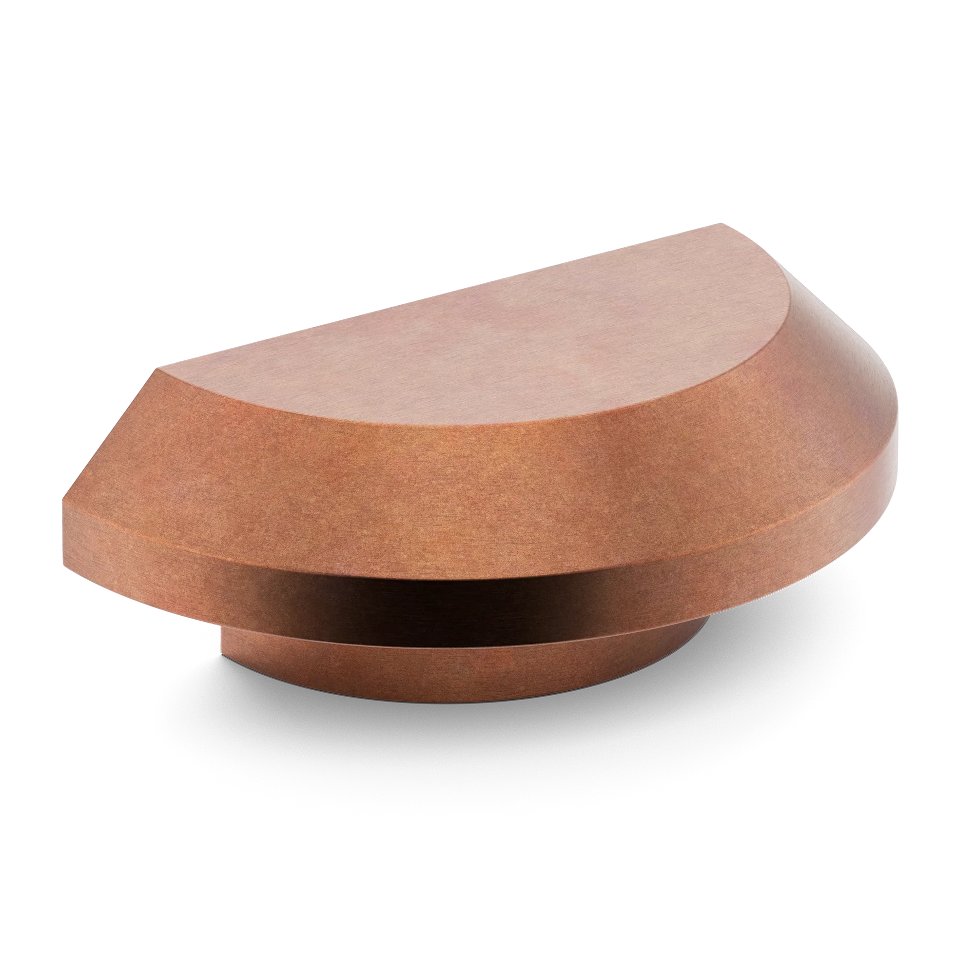 Armac Martin Victoria Plain D-Pull Handle in 100mm / Aged Copper