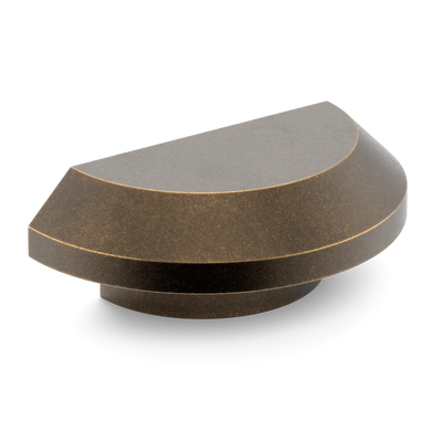Armac Martin Victoria Plain D-Pull Handle in 100mm / Dark Aged Brass