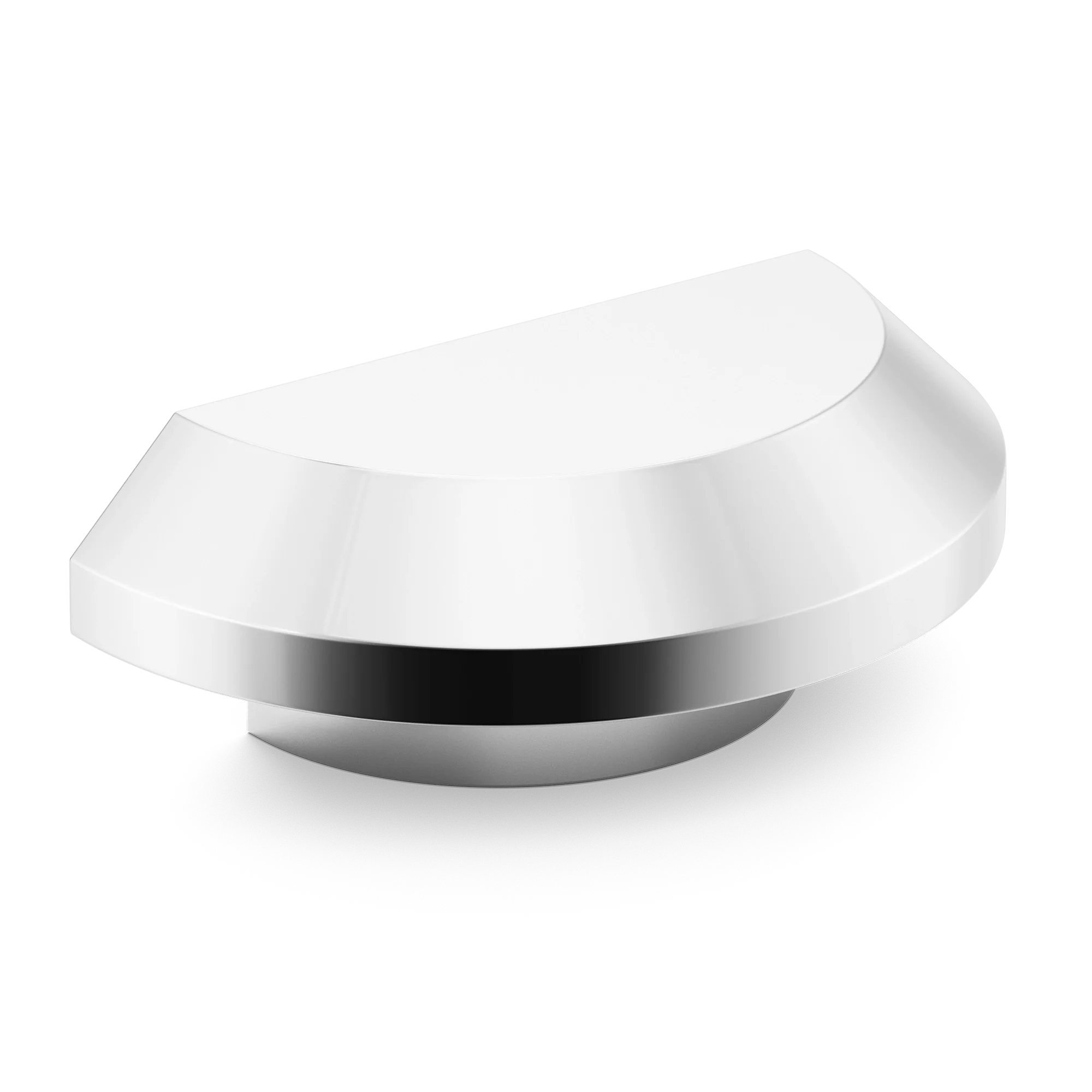 Armac Martin Victoria Plain D-Pull Handle in 100mm / Polished Chrome Plate