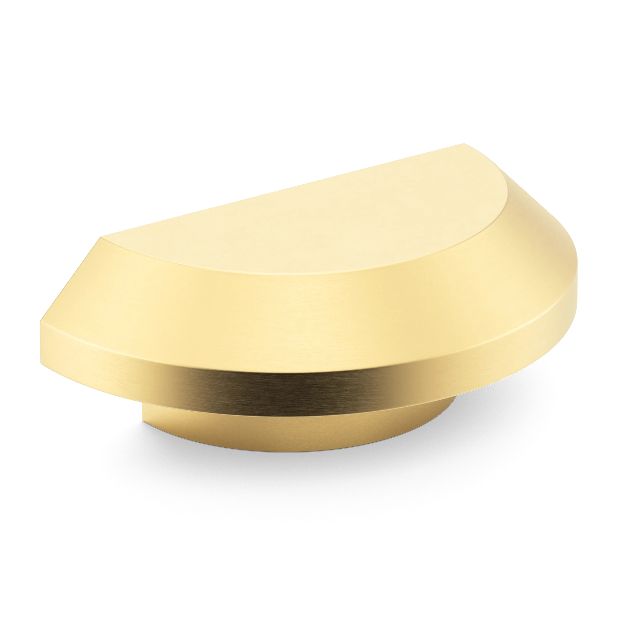 Armac Martin Victoria Plain D-Pull Handle in 100mm / Satin Brass Satin Lacquered