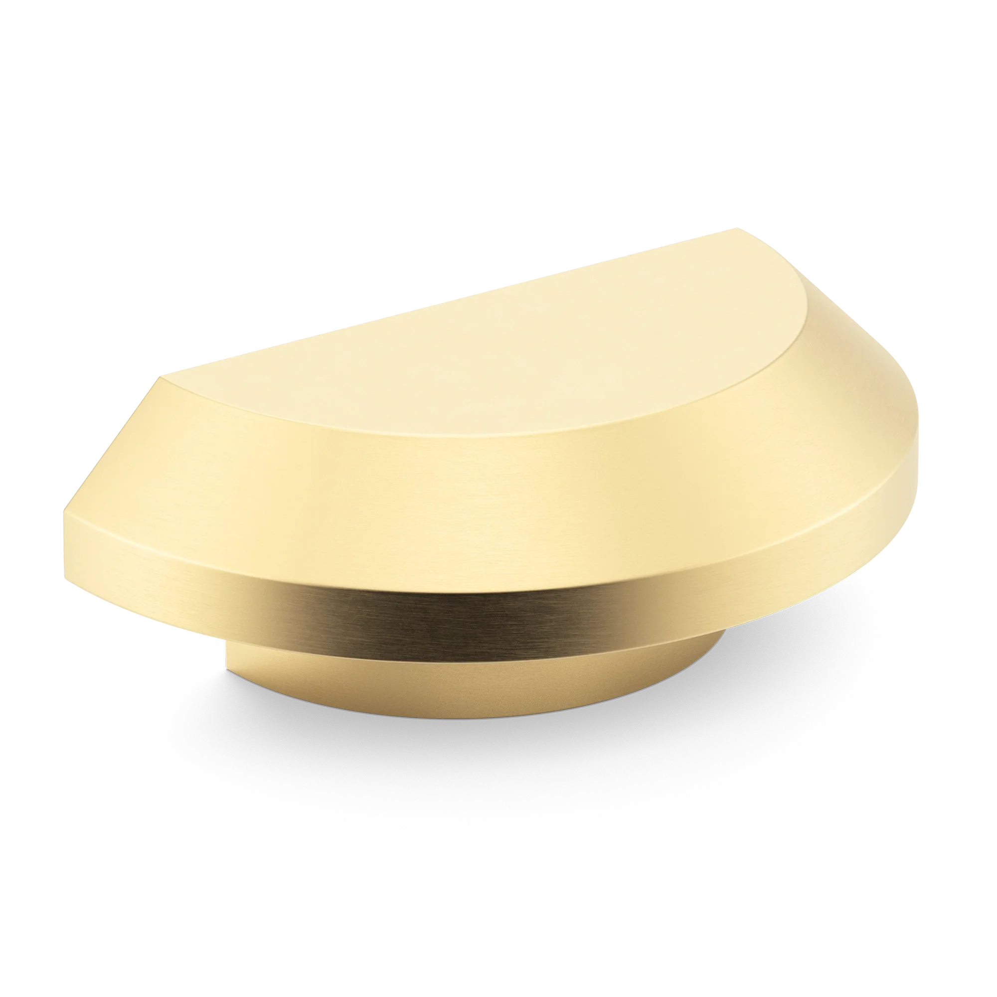 Armac Martin Victoria Plain D-Pull Handle in 100mm / Satin Brass Unlacquered