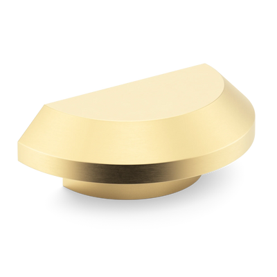 Armac Martin Victoria Plain D-Pull Handle in 100mm / Satin Brass Unlacquered