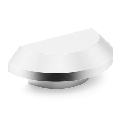 Armac Martin Victoria Plain D-Pull Handle in 100mm / Satin Chrome Plate