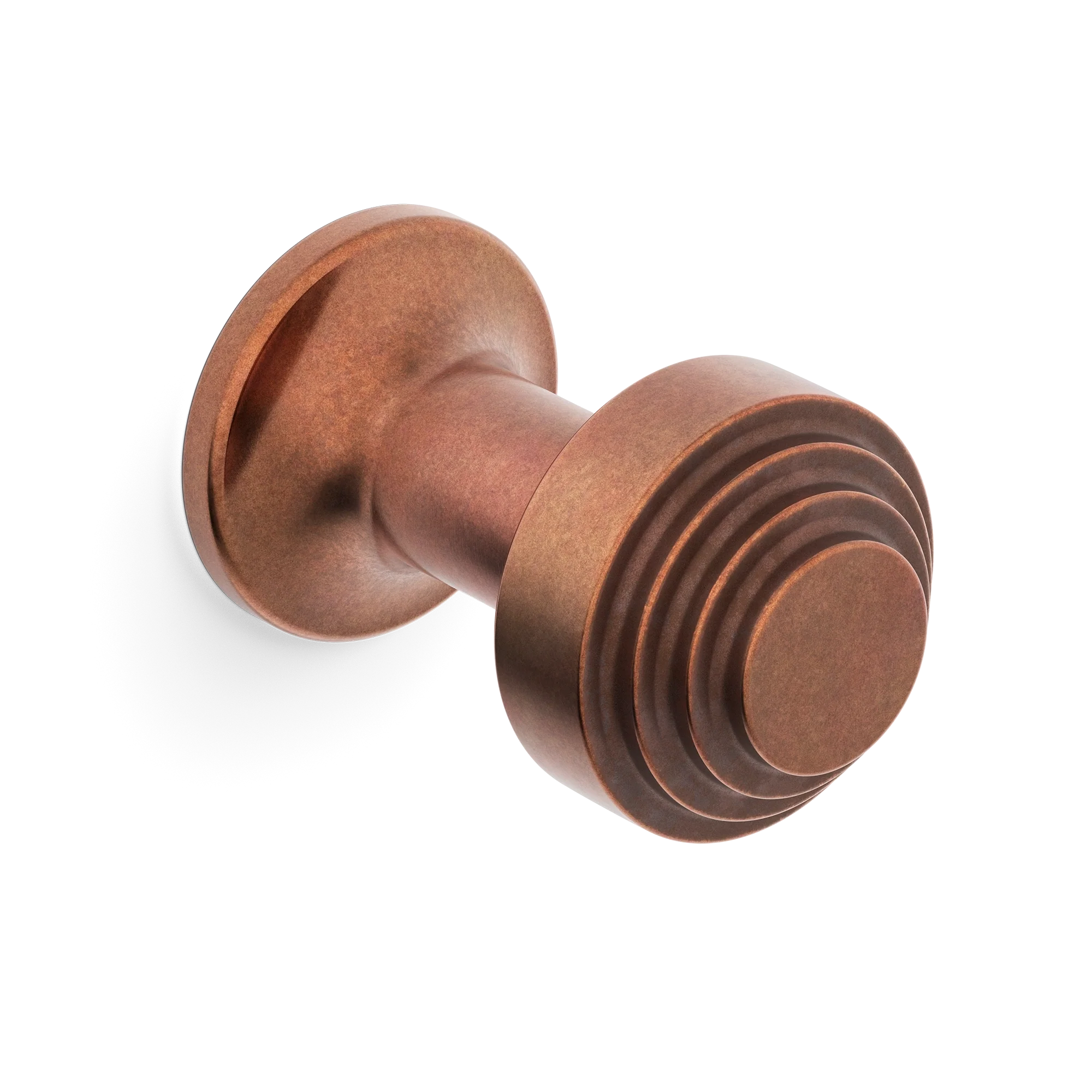 Armac Martin Victoria Stepped Robe Hook in 25mm / Aged Copper