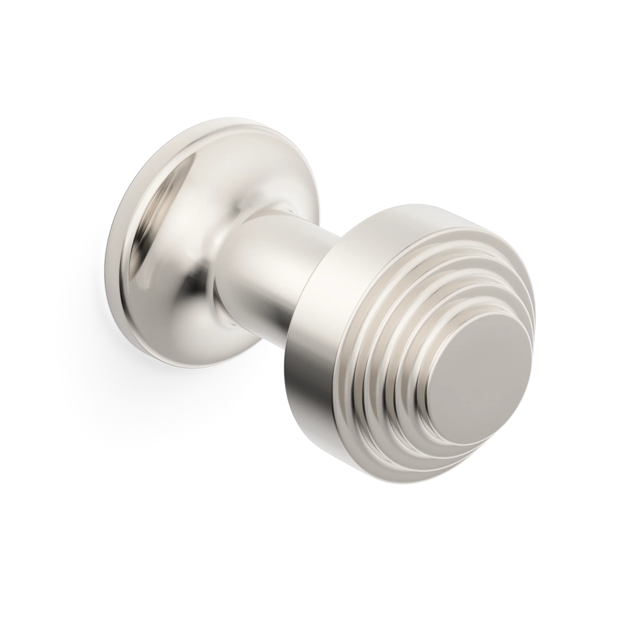 Armac Martin Victoria Stepped Robe Hook in 25mm / Polished Nickel Plate