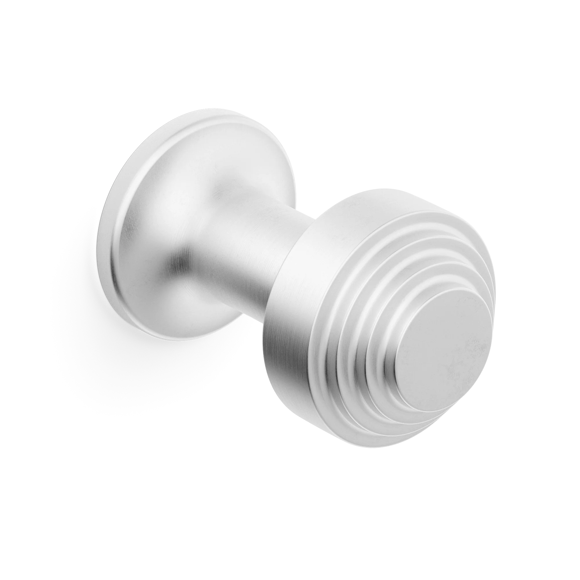 Armac Martin Victoria Stepped Robe Hook in 25mm / Satin Chrome Plate