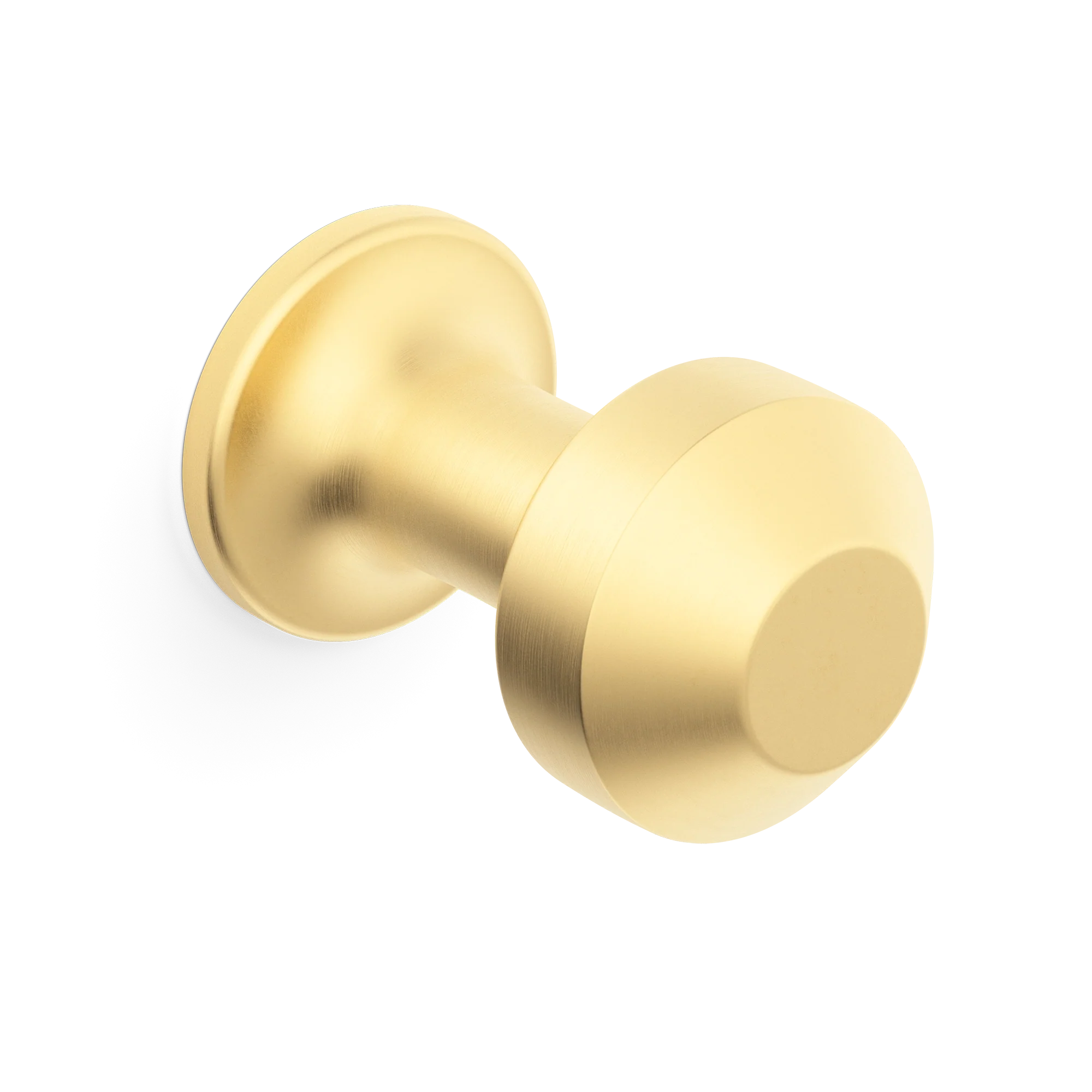 Armac Martin Victoria Plain Robe Hook in 25mm / Satin Brass Satin Lacquered