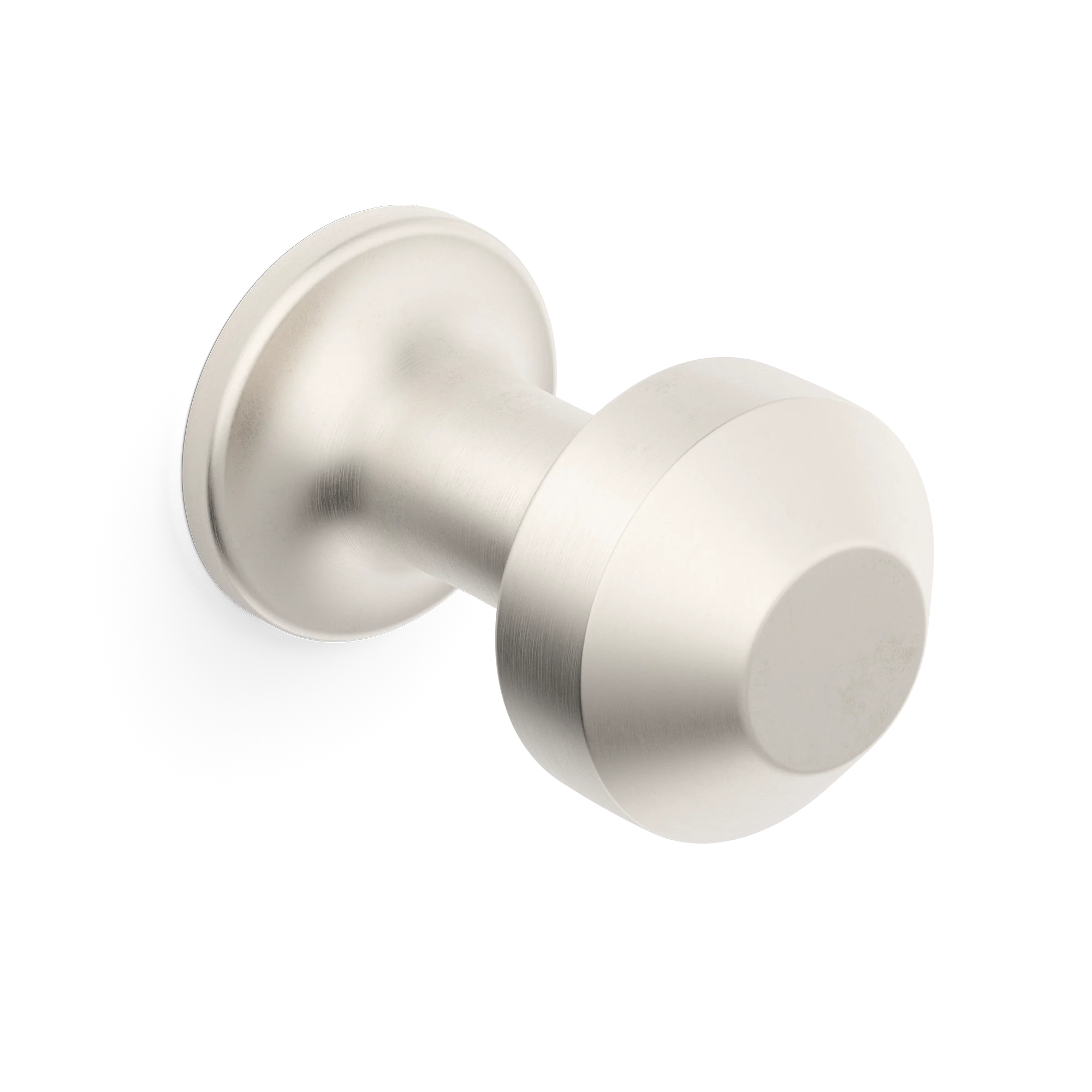 Armac Martin Victoria Plain Robe Hook in 25mm / Satin Nickel Plate