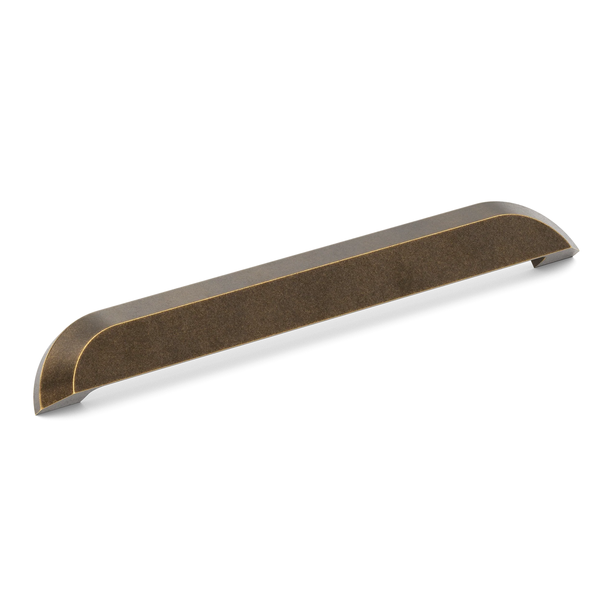 Armac Martin Victoria Plain Cup Pull Handle in 96mm / Dark Aged Brass