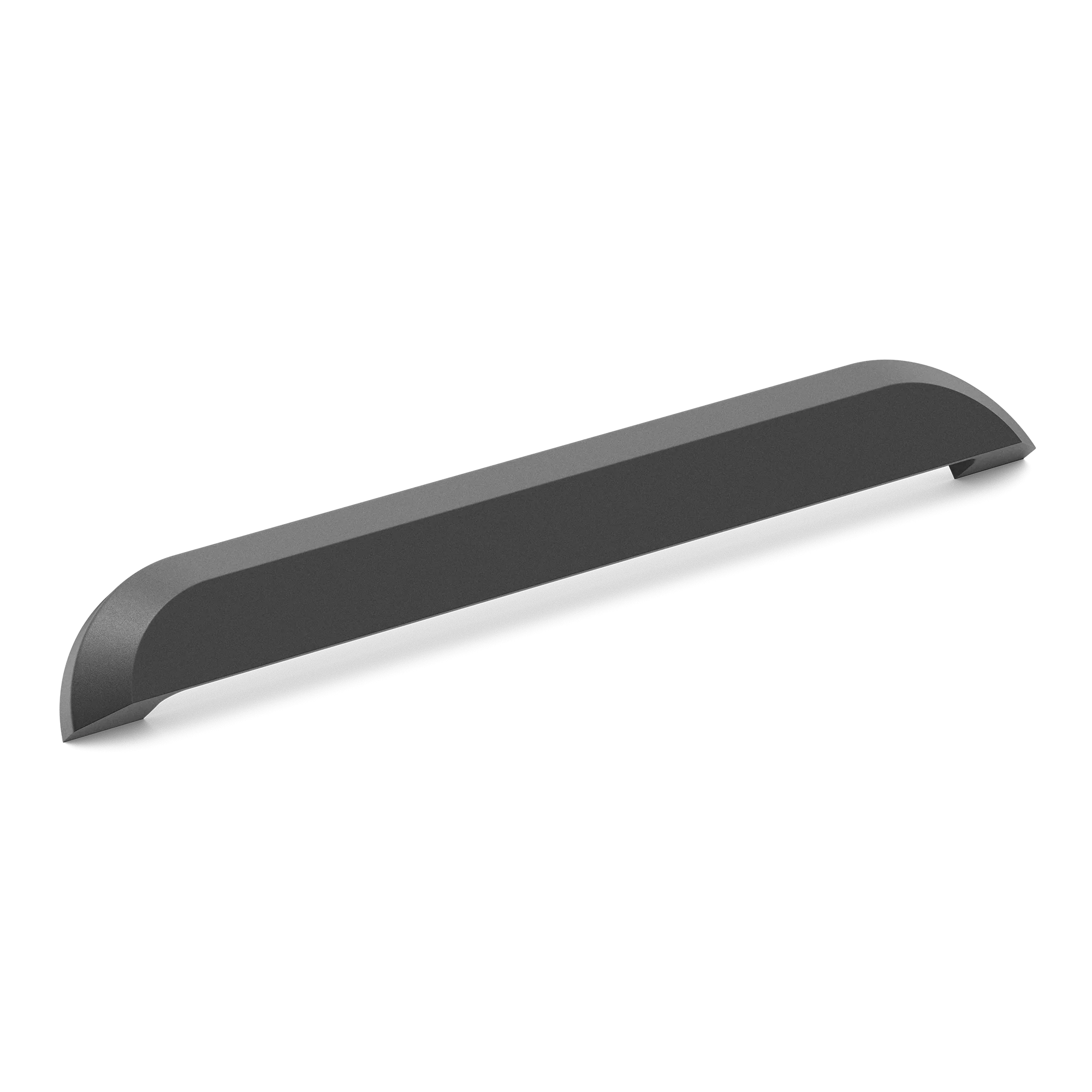 Armac Martin Victoria Plain Cup Pull Handle in 96mm / Matt Black Lacquered