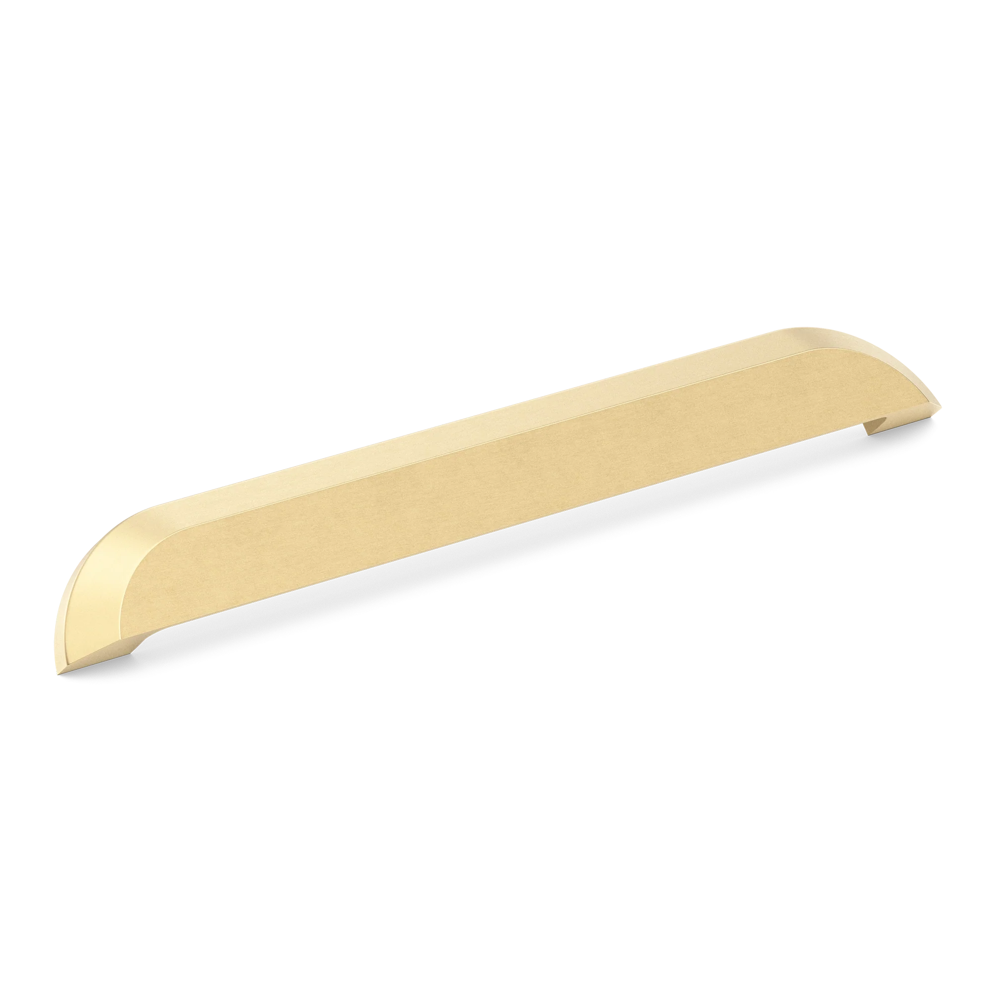 Armac Martin Victoria Plain Cup Pull Handle in 96mm / Satin Brass Unlacquered