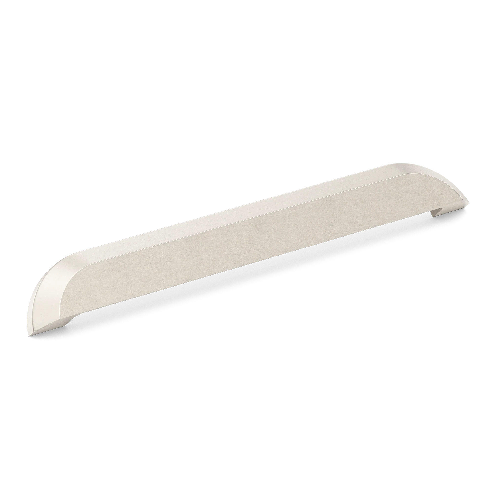 Armac Martin Victoria Plain Cup Pull Handle in 96mm / Satin Nickel Plate