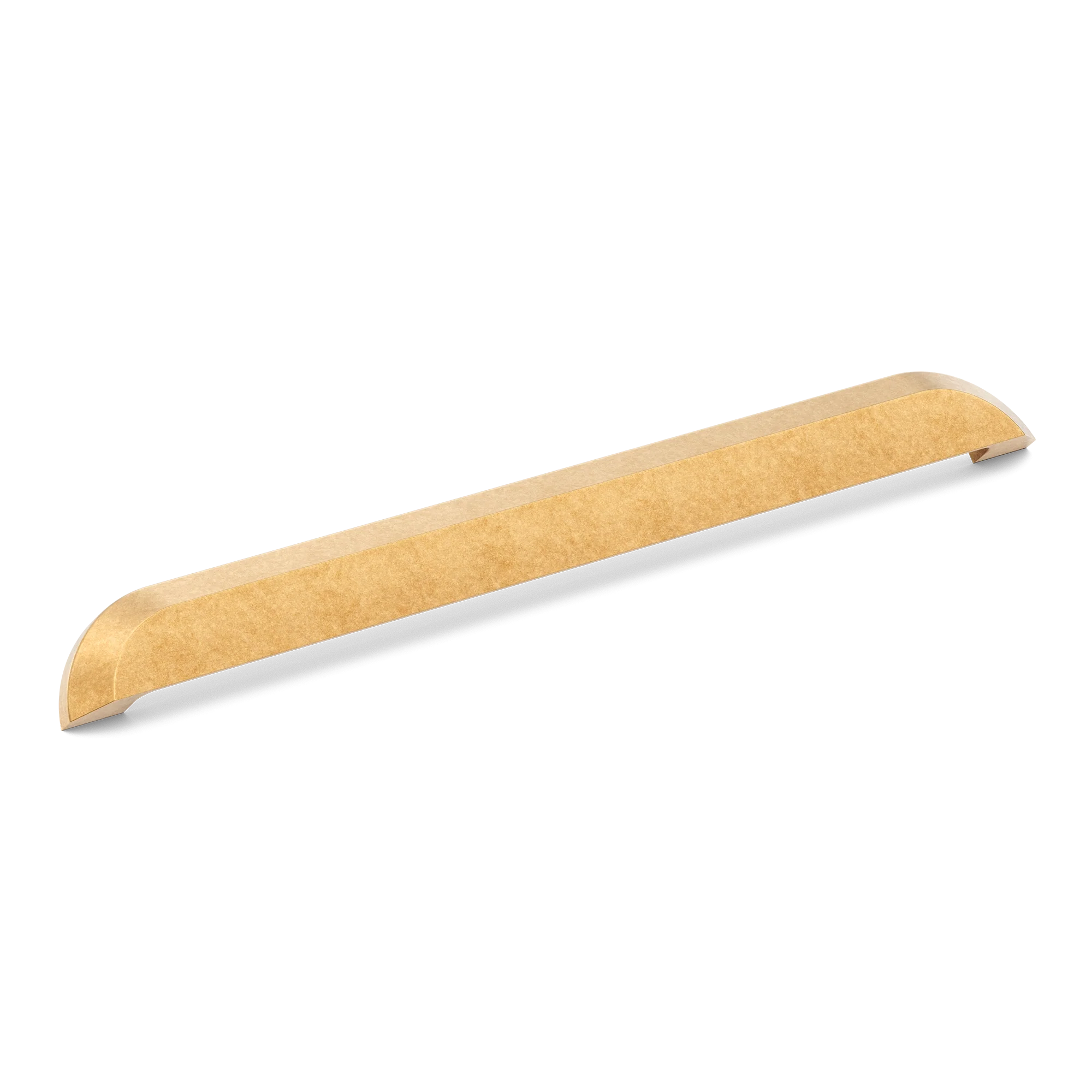 Armac Martin Victoria Plain Cup Pull Handle in 384mm / Burnished Brass