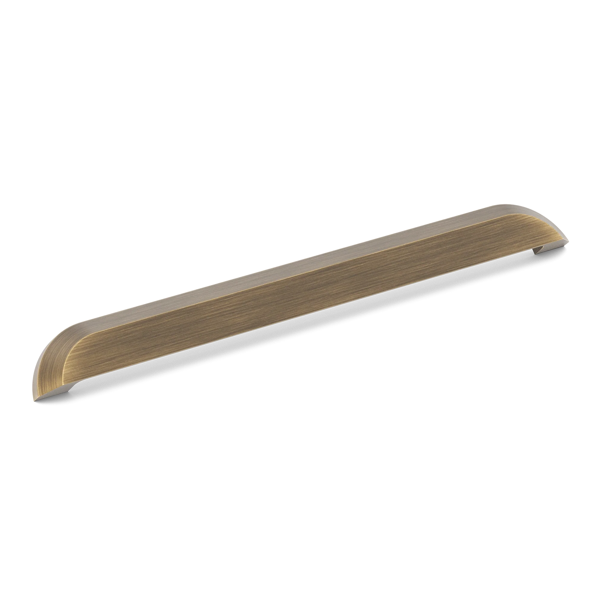 Armac Martin Victoria Plain Cup Pull Handle in 384mm / Satin Antique Satin Lacquered