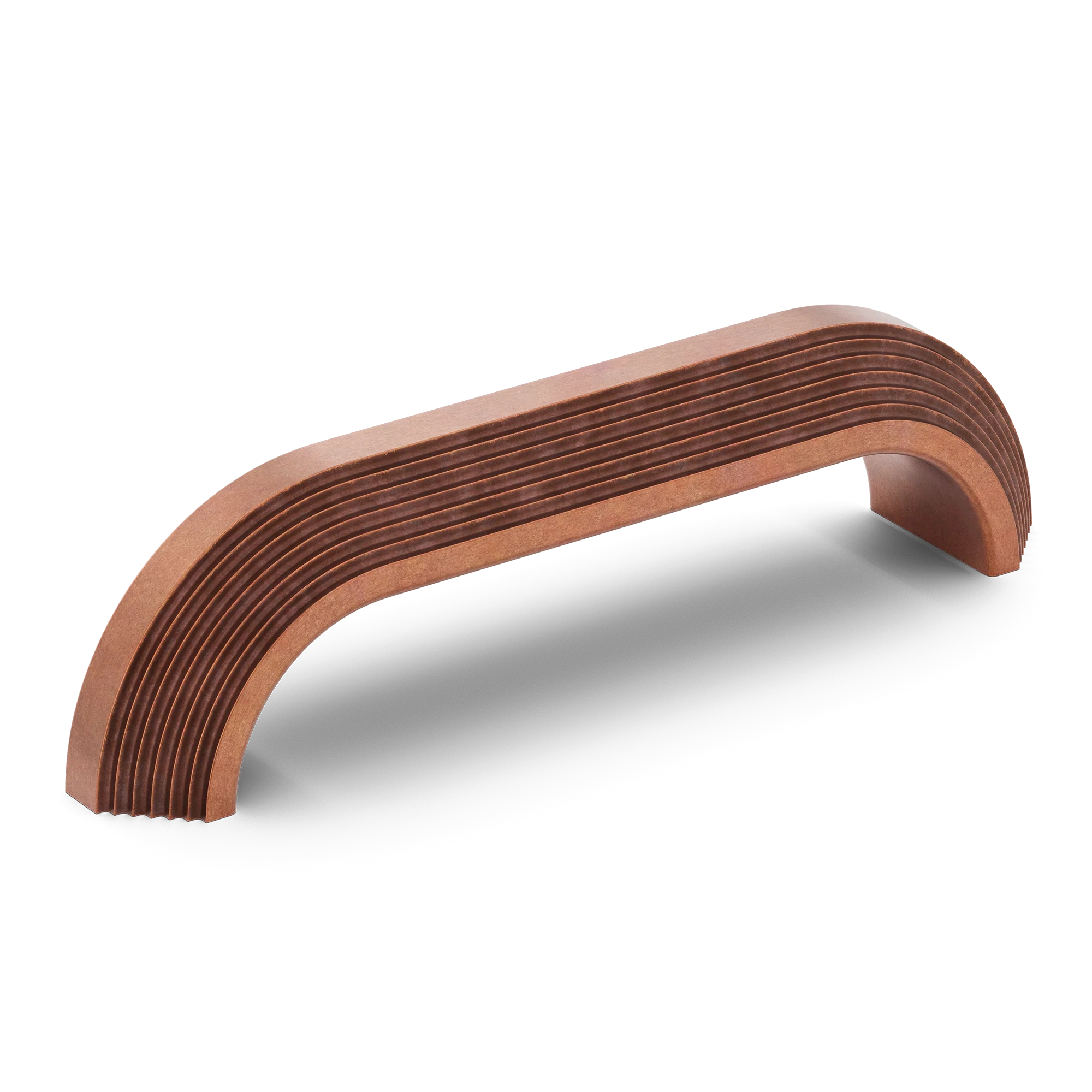 Armac Martin Victoria Stepped Pull Handle in 96mm / Aged Copper