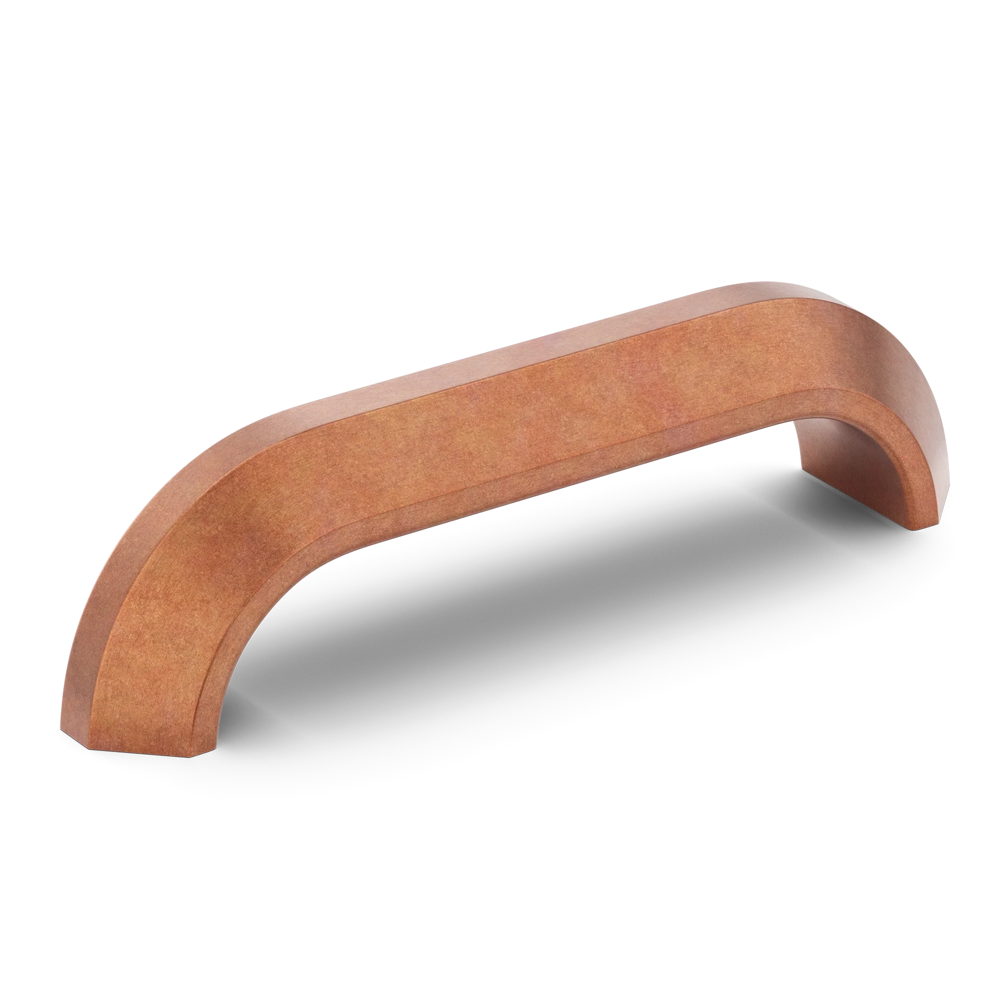 Armac Martin Victoria Plain Pull Handle in 96mm / Aged Copper