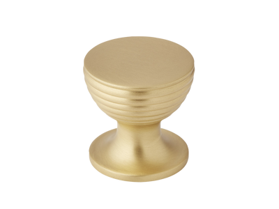 Armac Martin Aston Cabinet Knob in 32mm / Satin Brass Lacquered