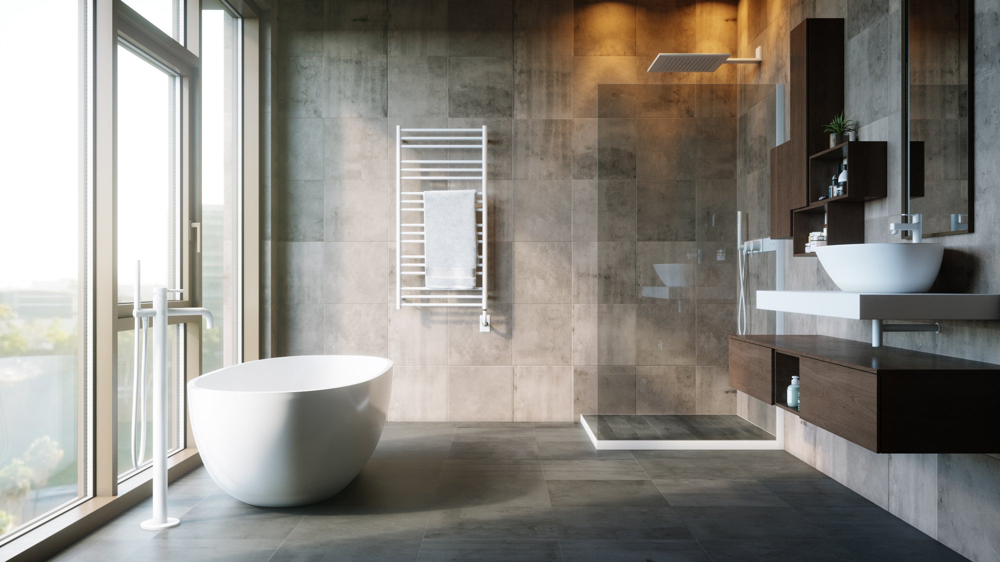 19.5"x31" Sorano Electric Towel Warmer