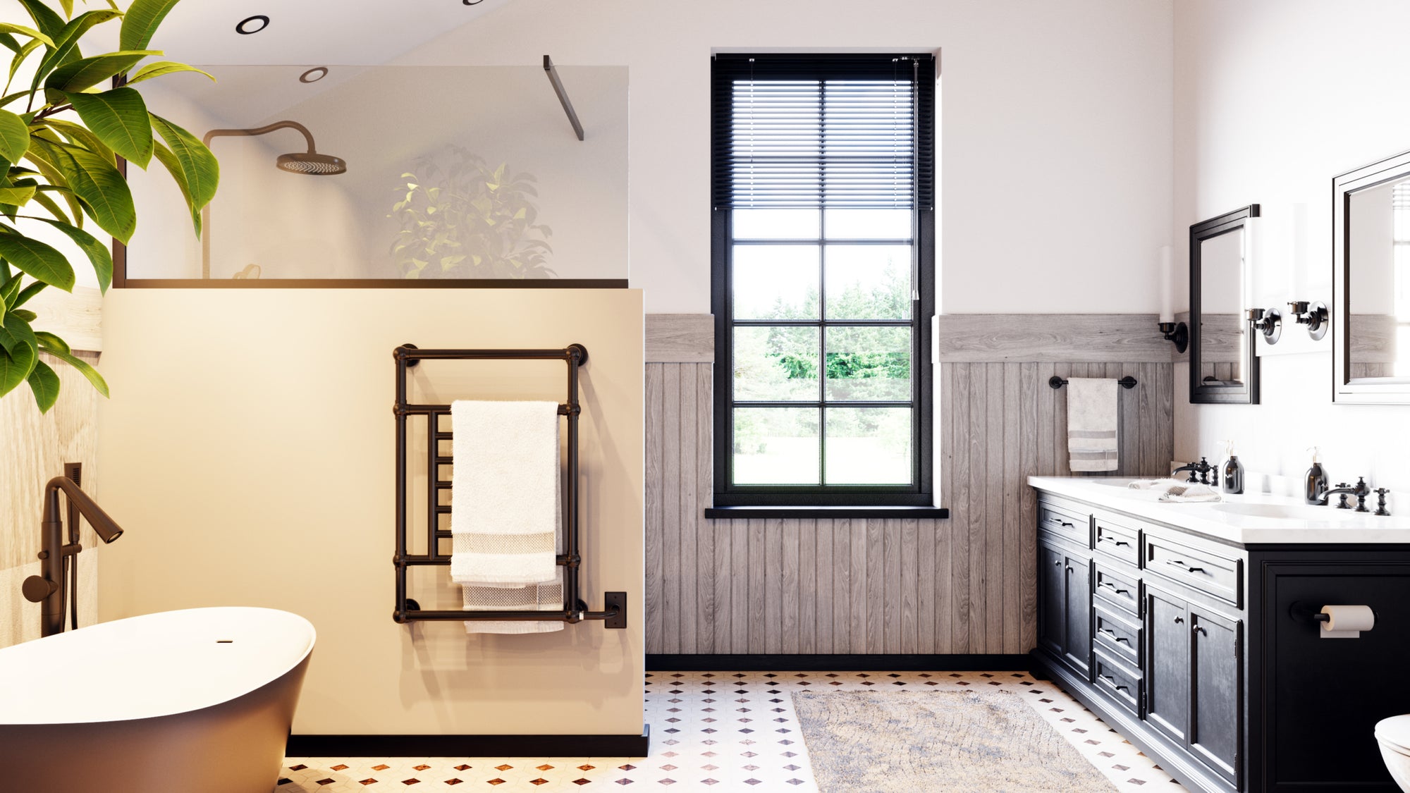 Thames Electric Wall-Mounted Towel Warmer