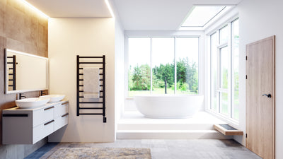 19.5"x50.5" Milano Electric Towel Warmer