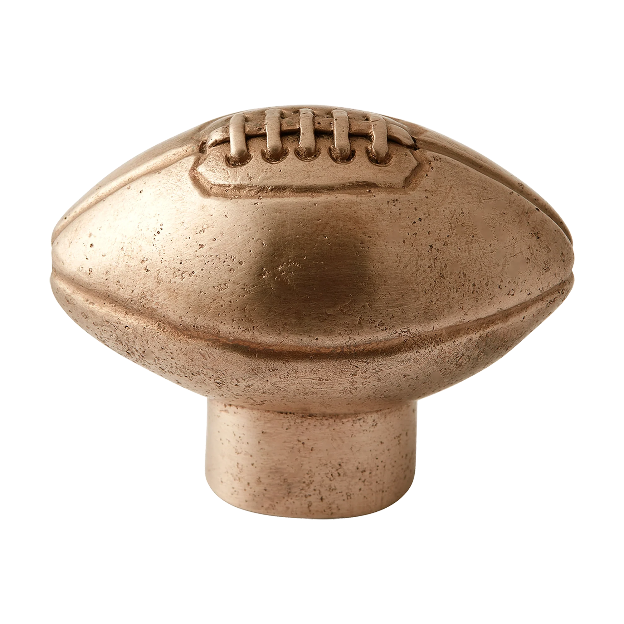 Armac Martin Whimsical American Football Bronze Cabinet Knob in 51mm / Silicon Bronze