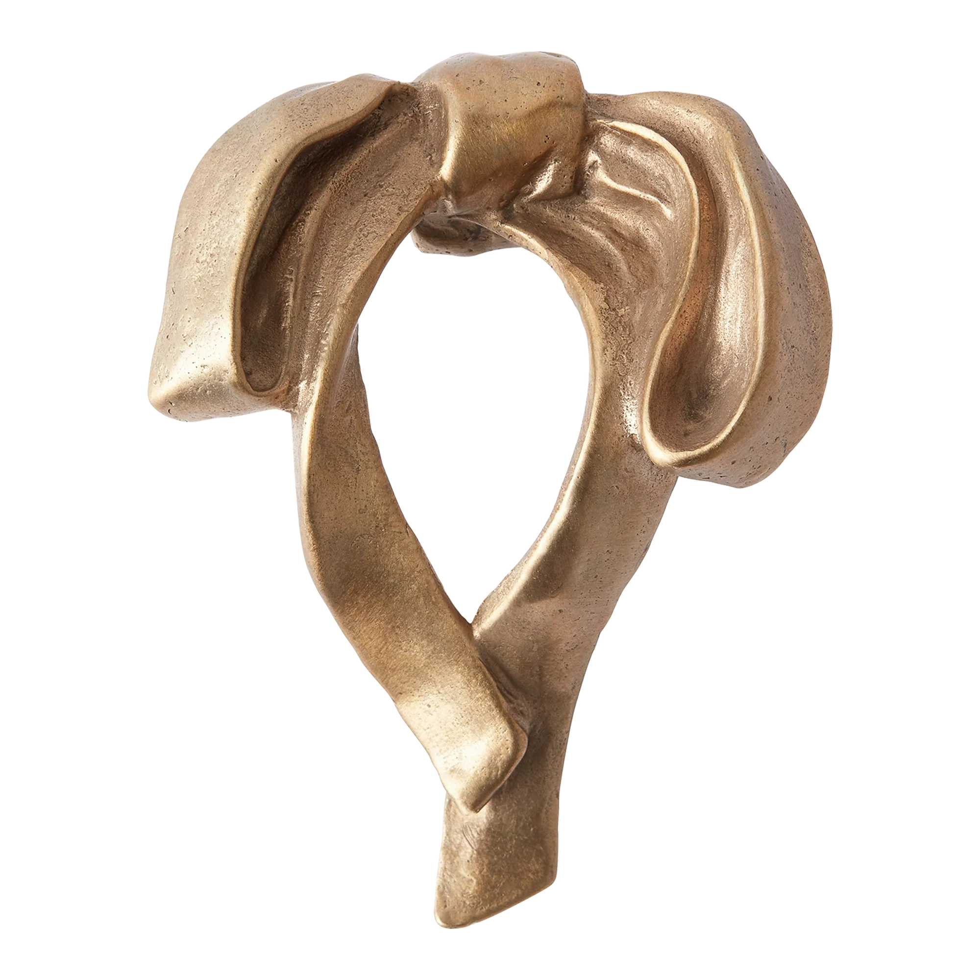 Armac Martin Whimsical Bow Bronze Cabinet Knob in 64mm / Silicon Bronze