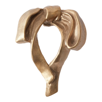 Armac Martin Whimsical Bow Bronze Cabinet Knob in 64mm / Silicon Bronze