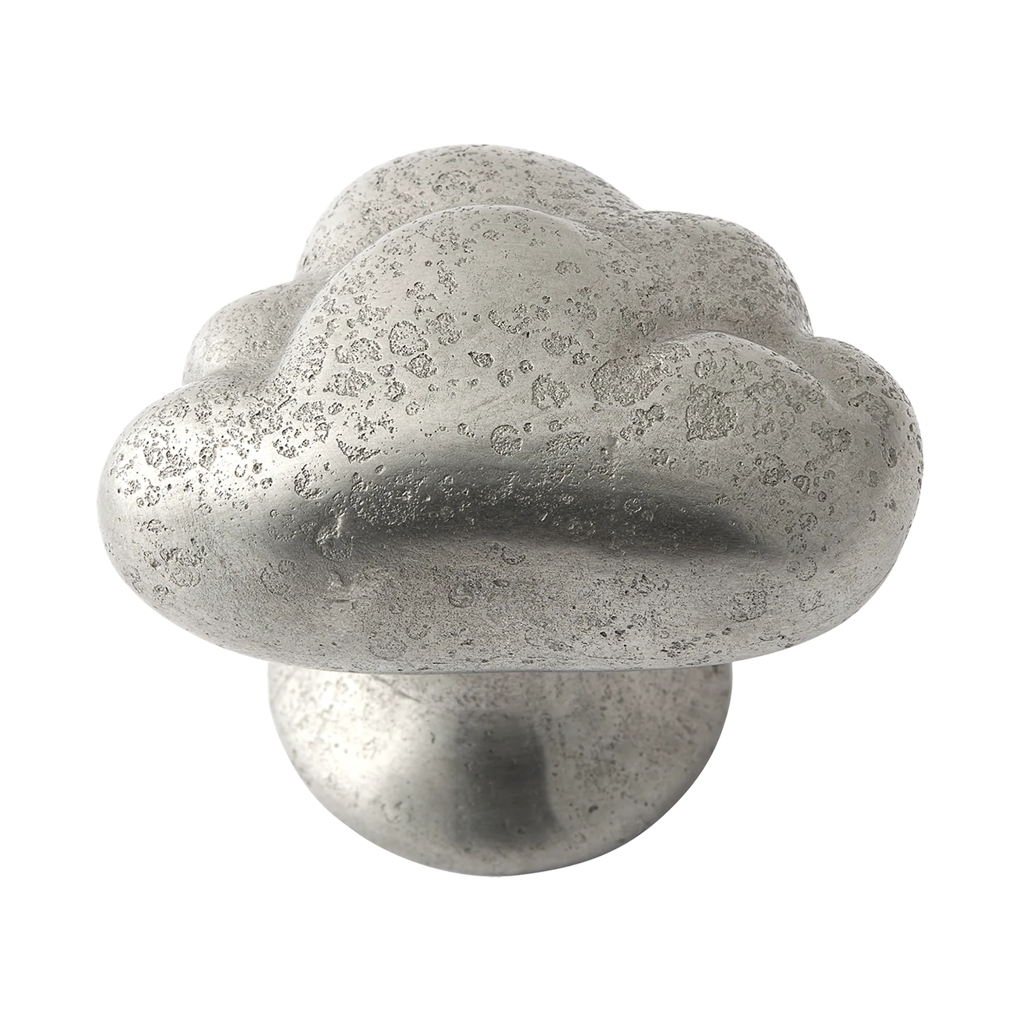 Armac Martin Whimsical Cloud Bronze Cabinet Knob in 38mm / White Bronze