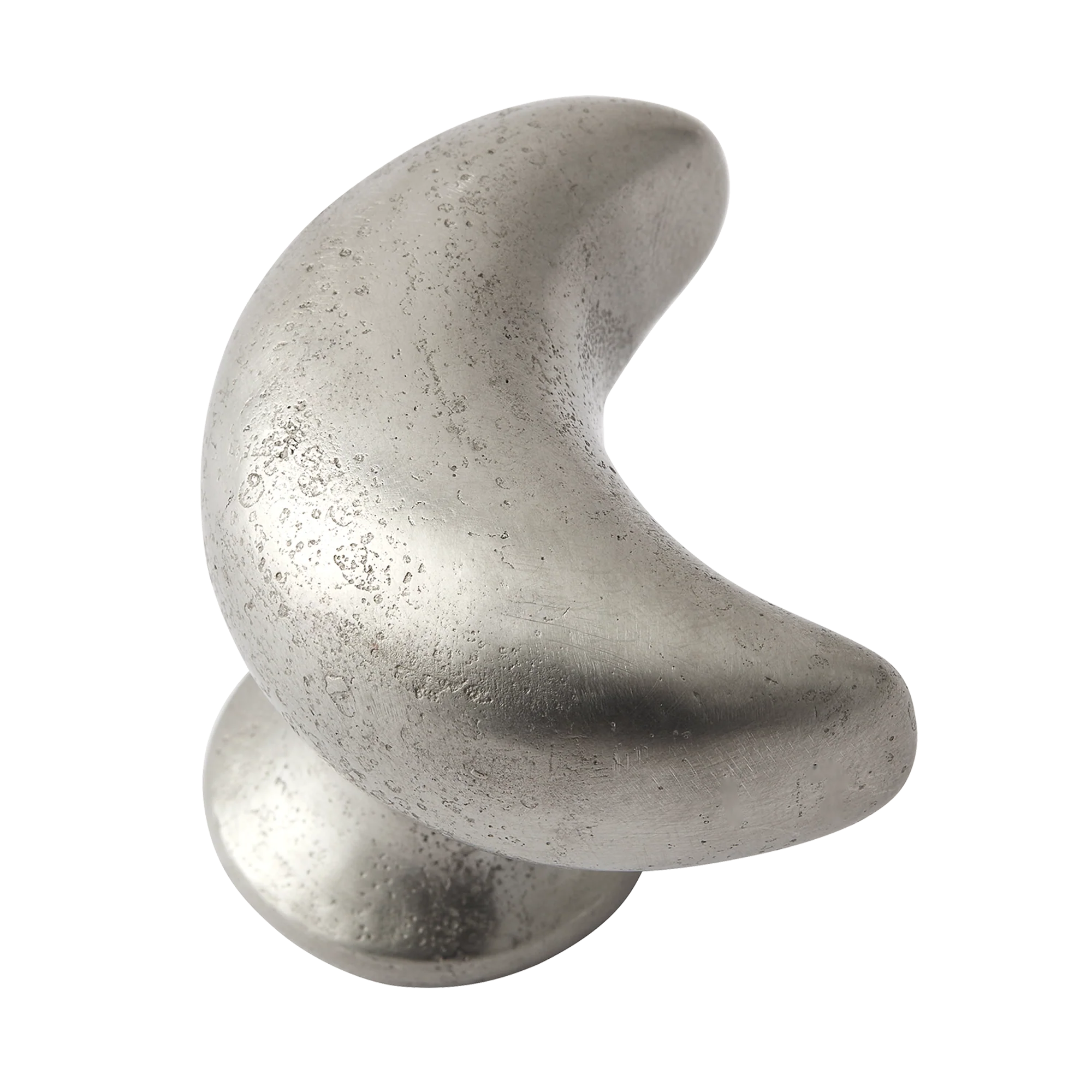 Armac Martin Whimsical Moon Bronze Cabinet Knob in 35mm / White Bronze