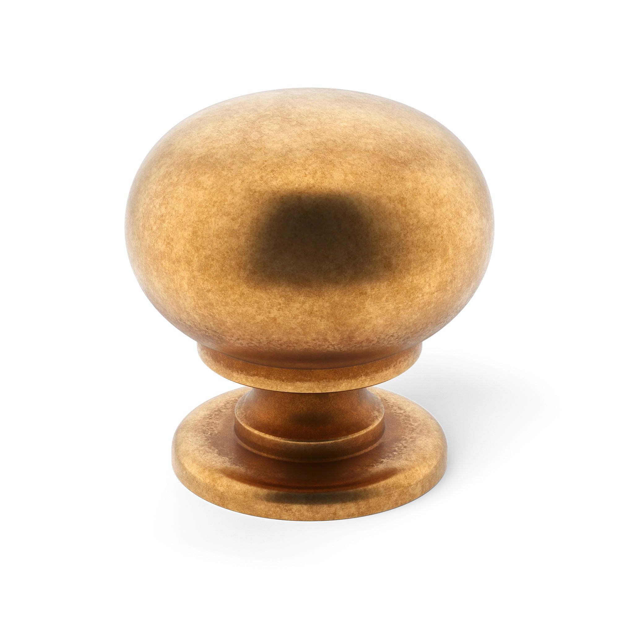 Armac Martin Withenshaw Cabinet Knob in 32mm / Burnished Brass